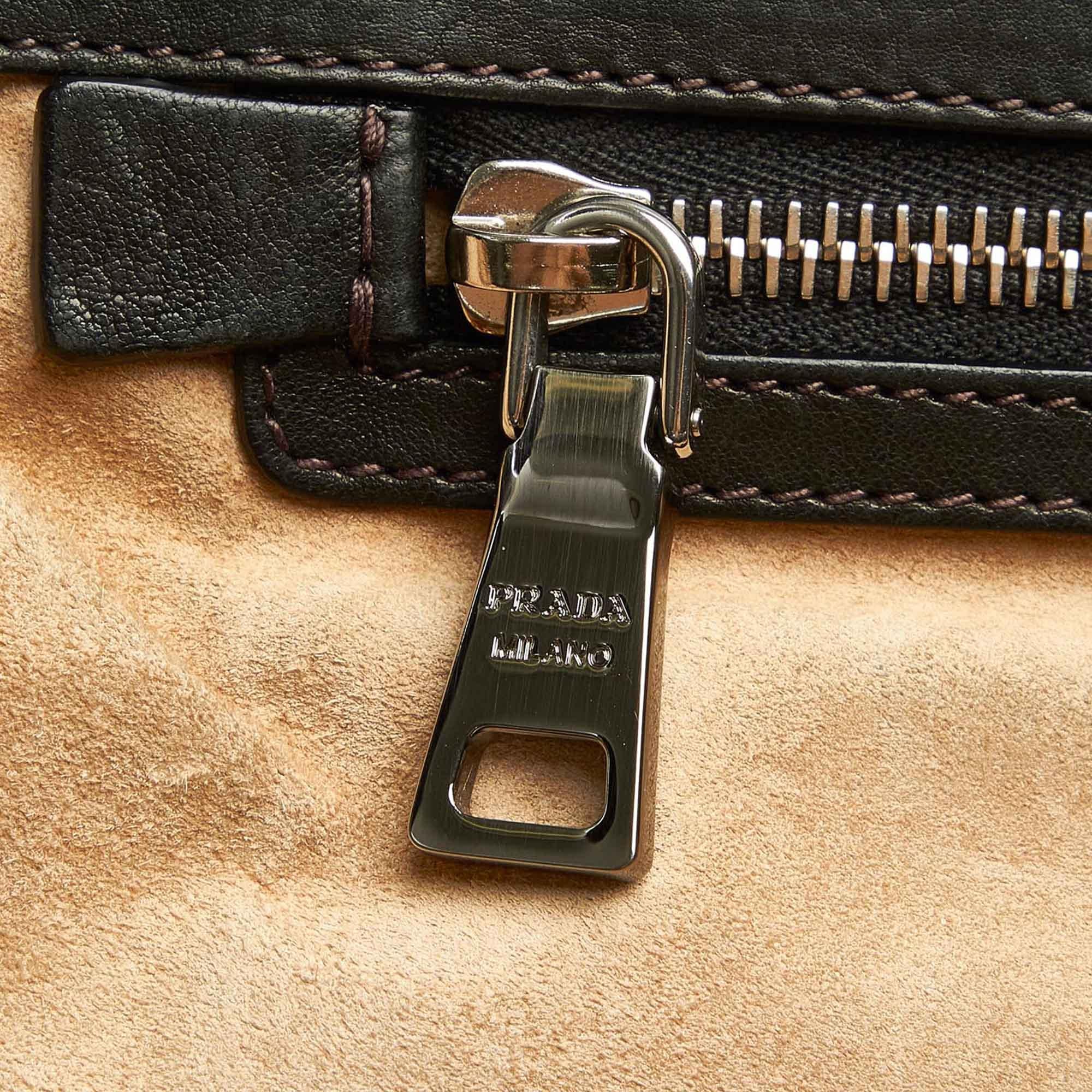 Prada Tessuto Gaufre Camouflage Tote Bag (SHG-18627)