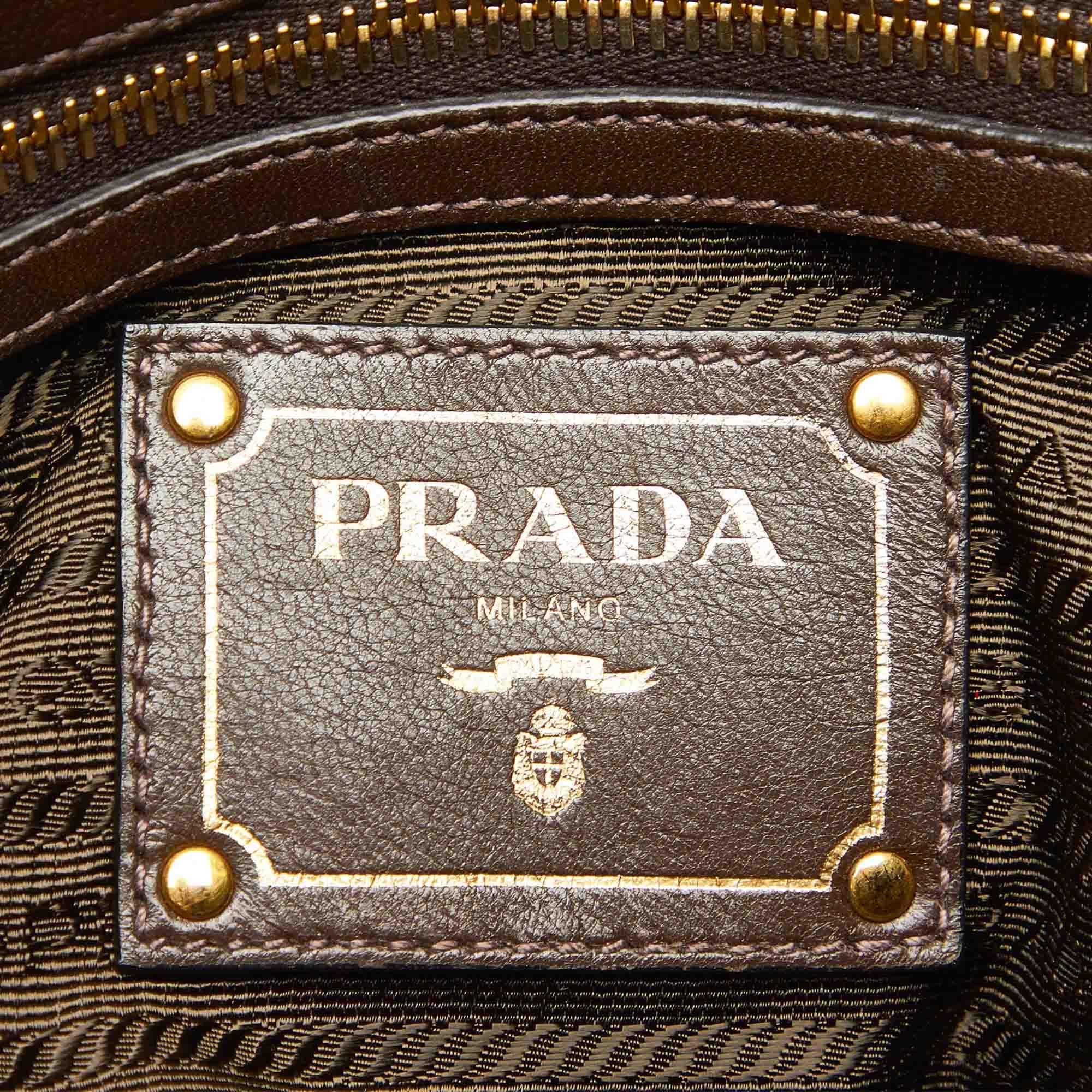 Prada Tessuto Gaufre Satchel (SHG-19320)