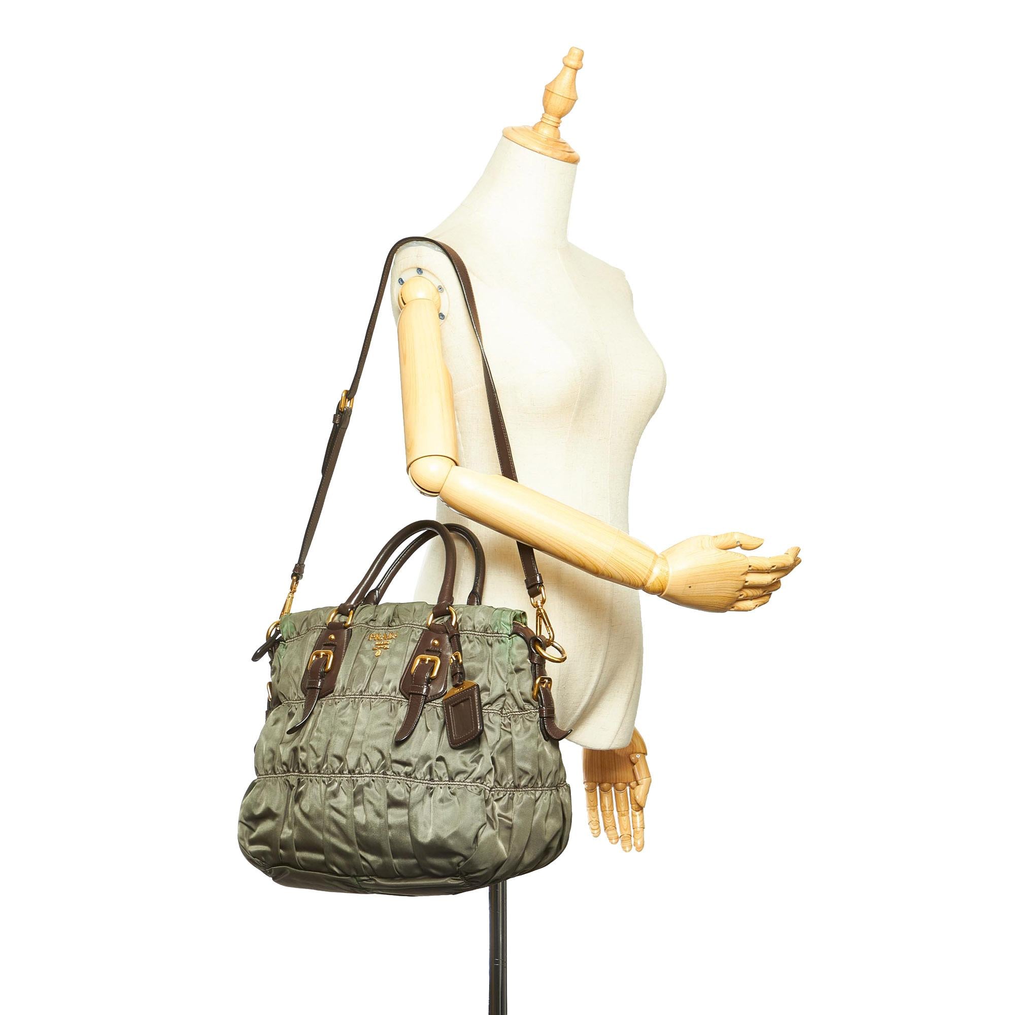 Prada Tessuto Gaufre Satchel (SHG-19320)