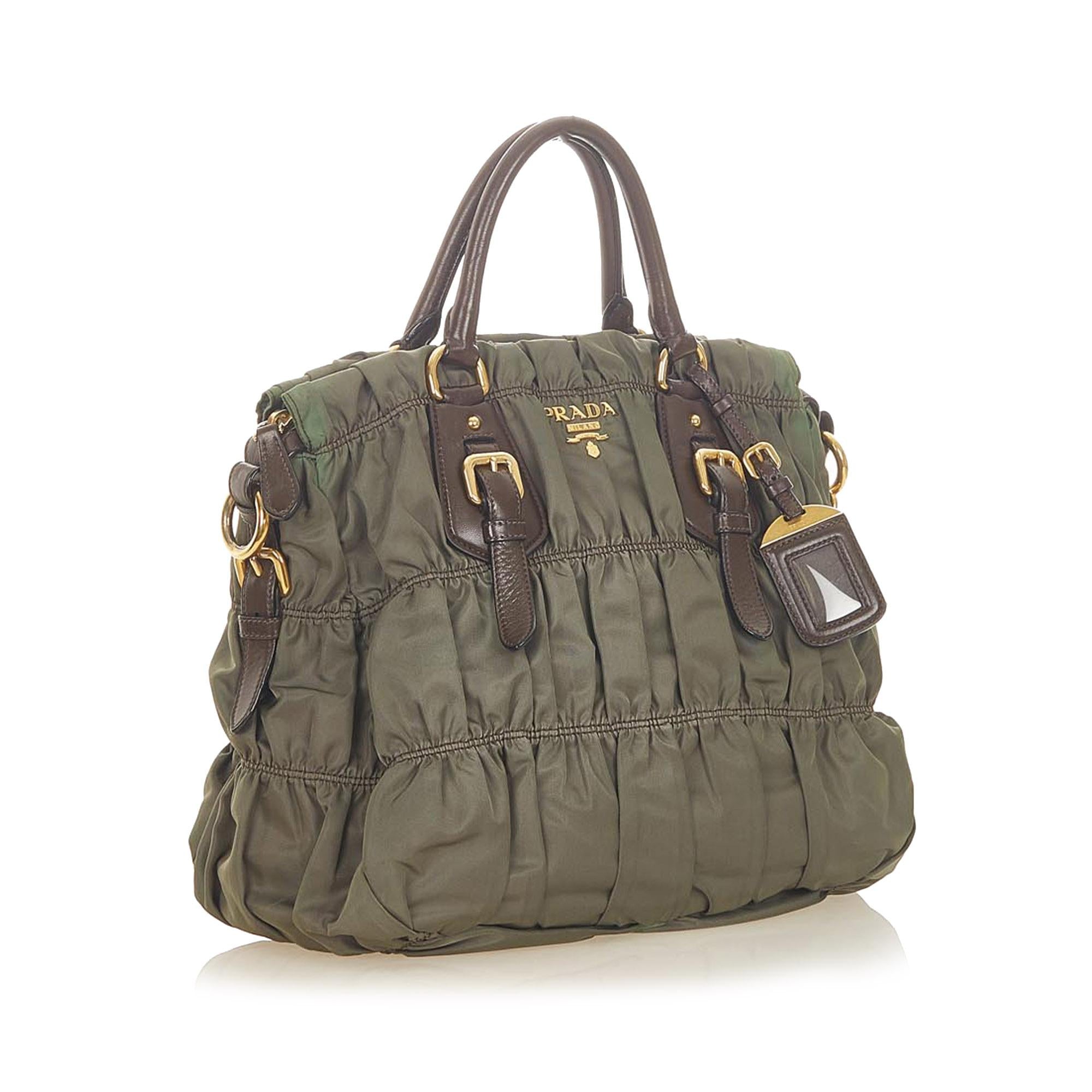 Prada Tessuto Gaufre Satchel (SHG-19320)