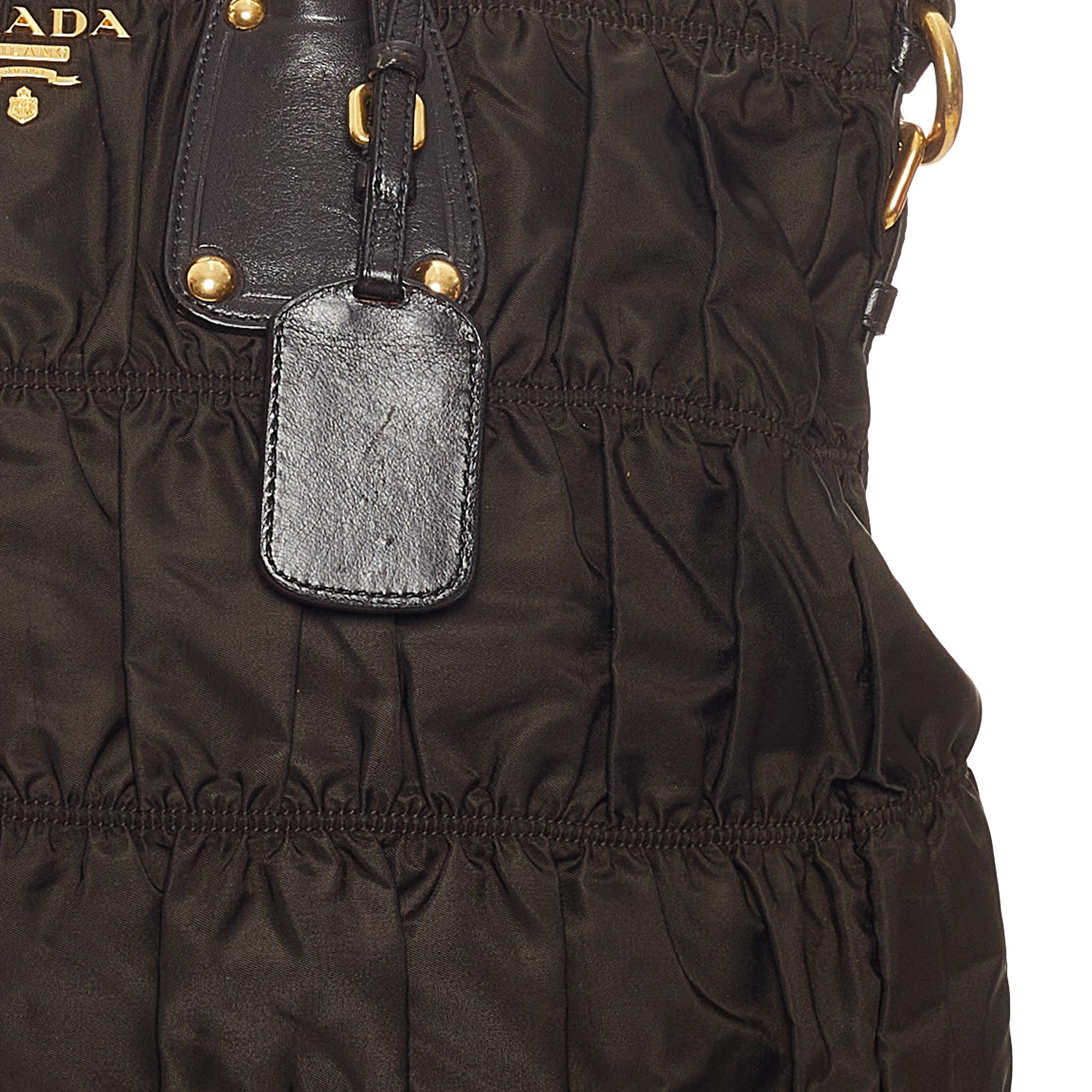 Prada Tessuto Gaufre Satchel (SHG-27156)