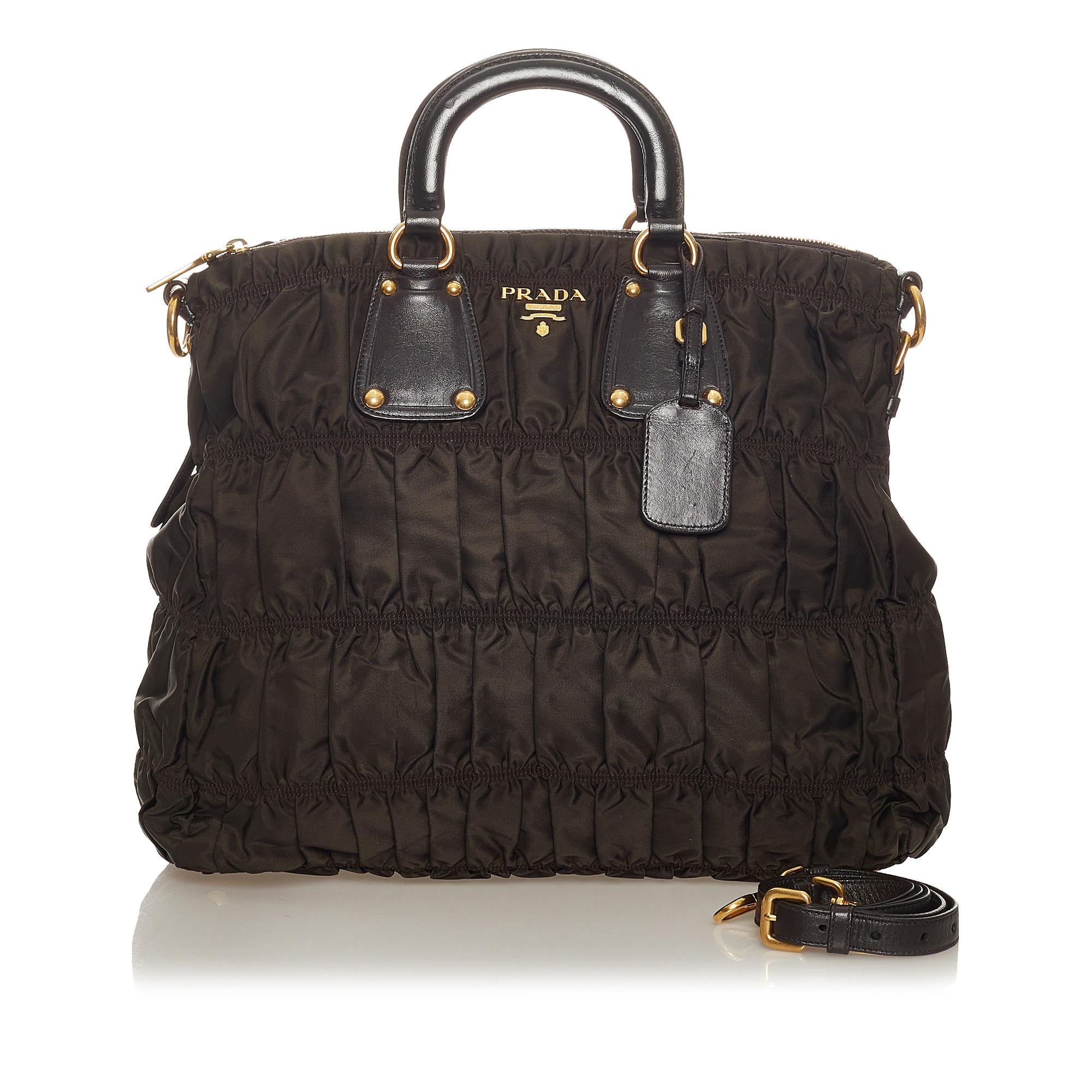 Prada Tessuto Gaufre Satchel (SHG-27156)