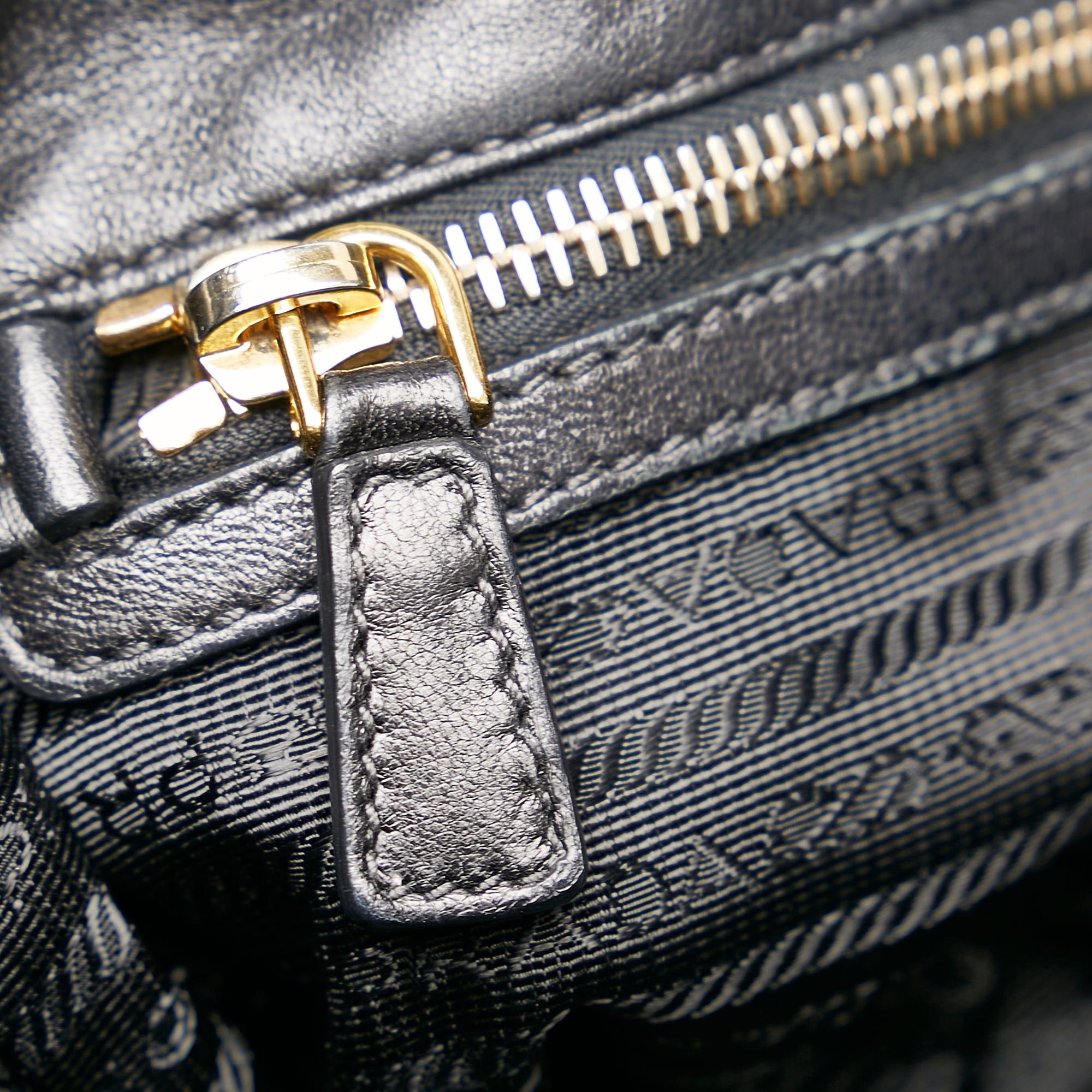 Prada Tessuto Gaufre Satchel (SHG-28929)