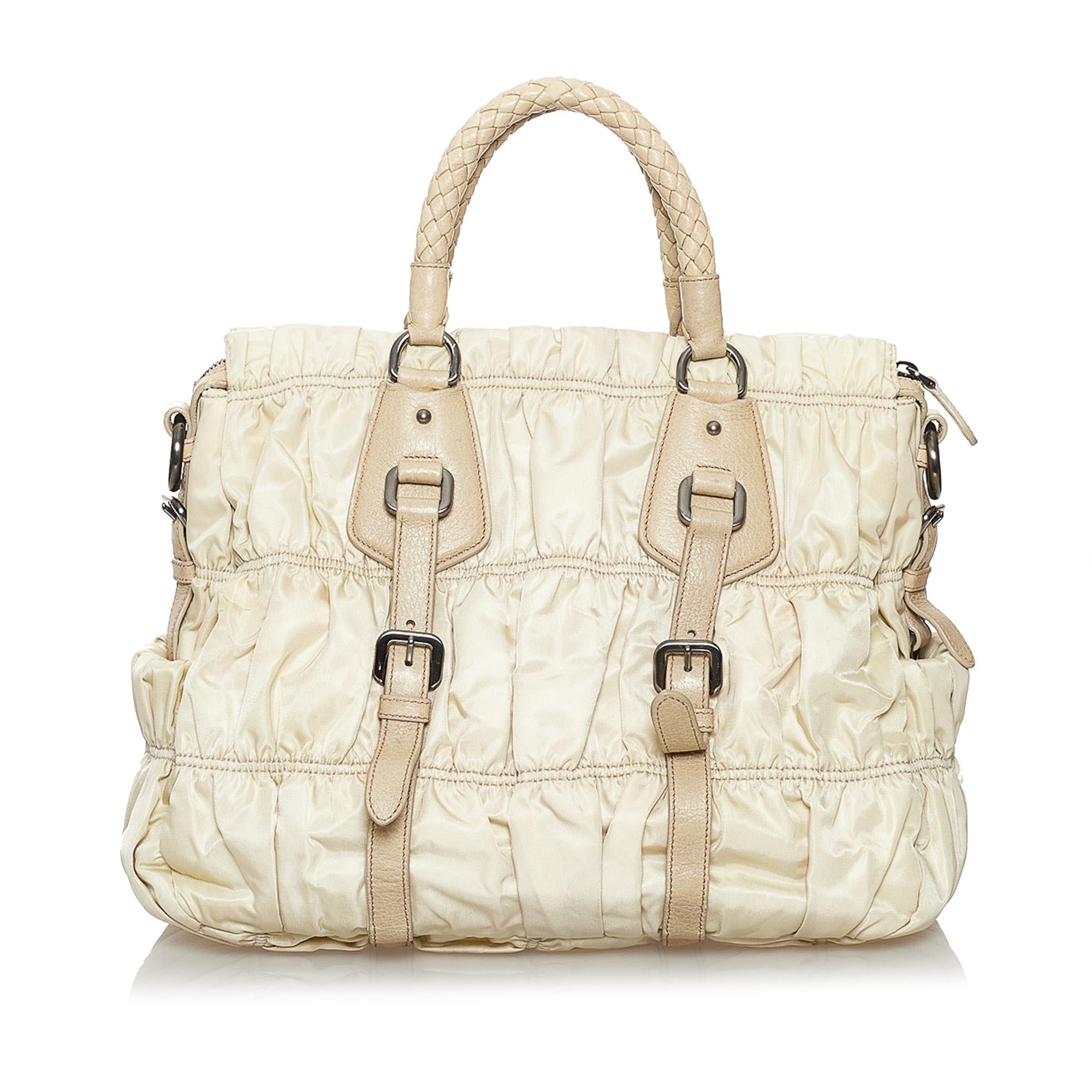 Prada Tessuto Gaufre Satchel (SHG-31042)