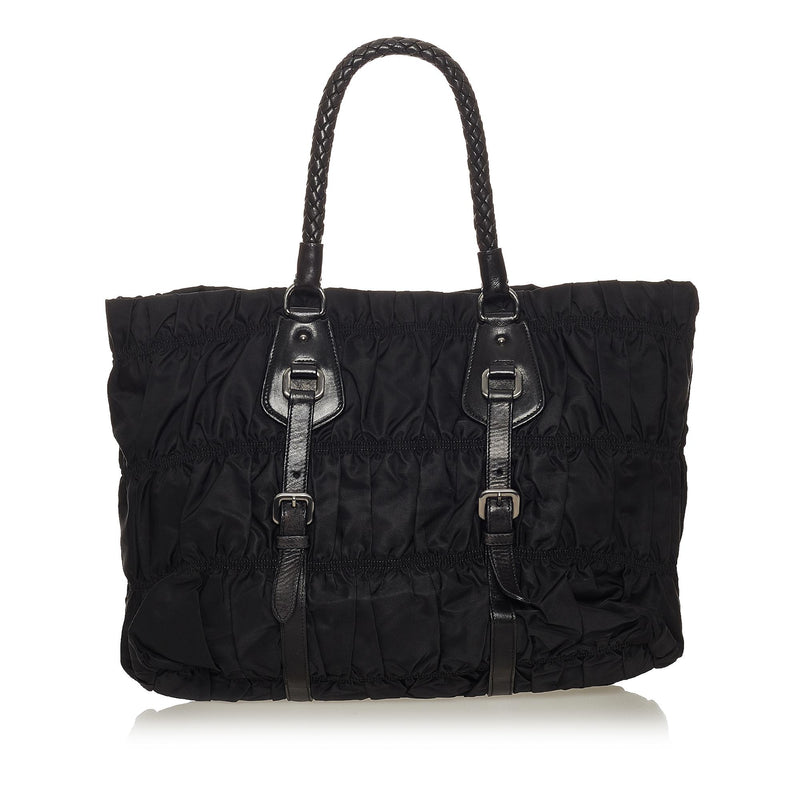 Prada Tessuto Gaufre Tote Bag (SHG-27743)