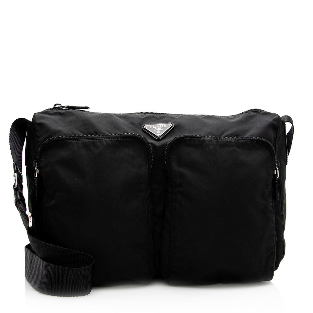 Prada Tessuto Messenger Bag (SHF-19270)