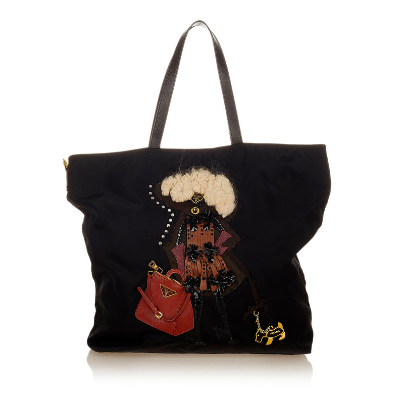 Prada Tessuto Robot Tote Bag (SHG-24393) – LuxeDH