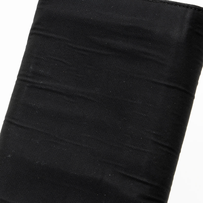 Prada Tessuto Saffiano Bifold Long Wallet (SHF-17614)