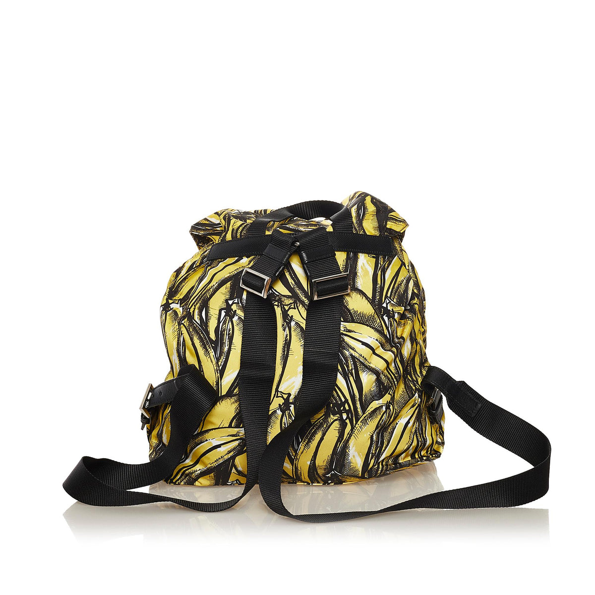 Prada Backpack Black Yellow Green Nylon Prada Camouflage Backpack Tessuto Green Nylon Backpack | eBay main image 3