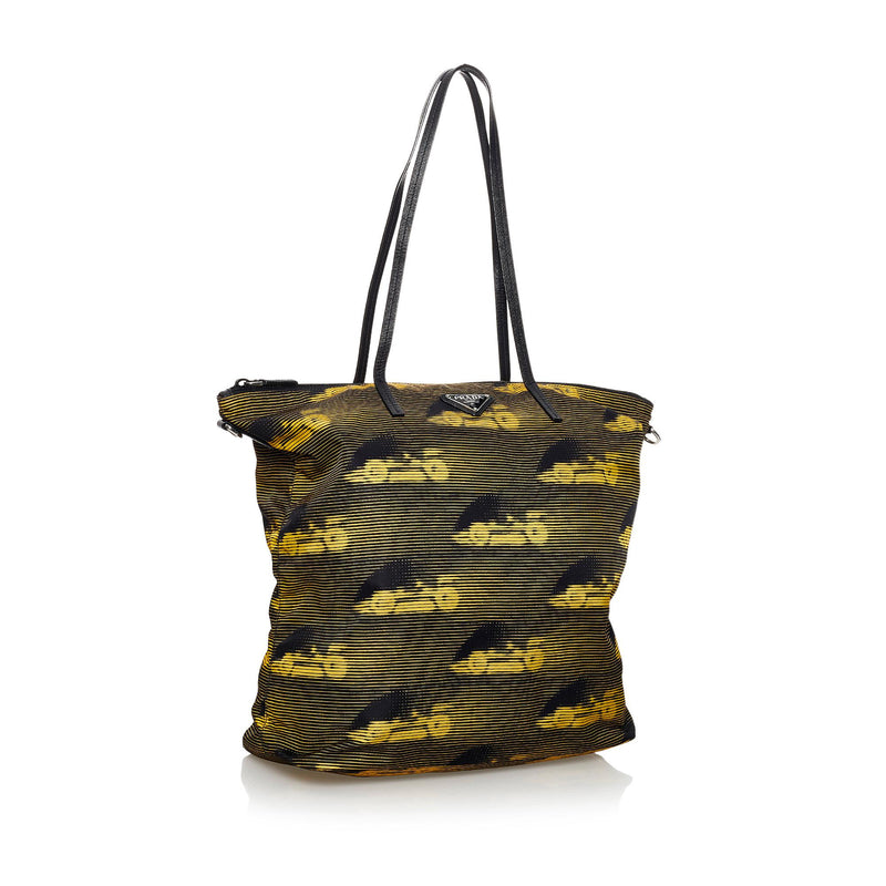 Prada Tessuto Stampato Nylon Tote Bag (SHG-37313) – LuxeDH
