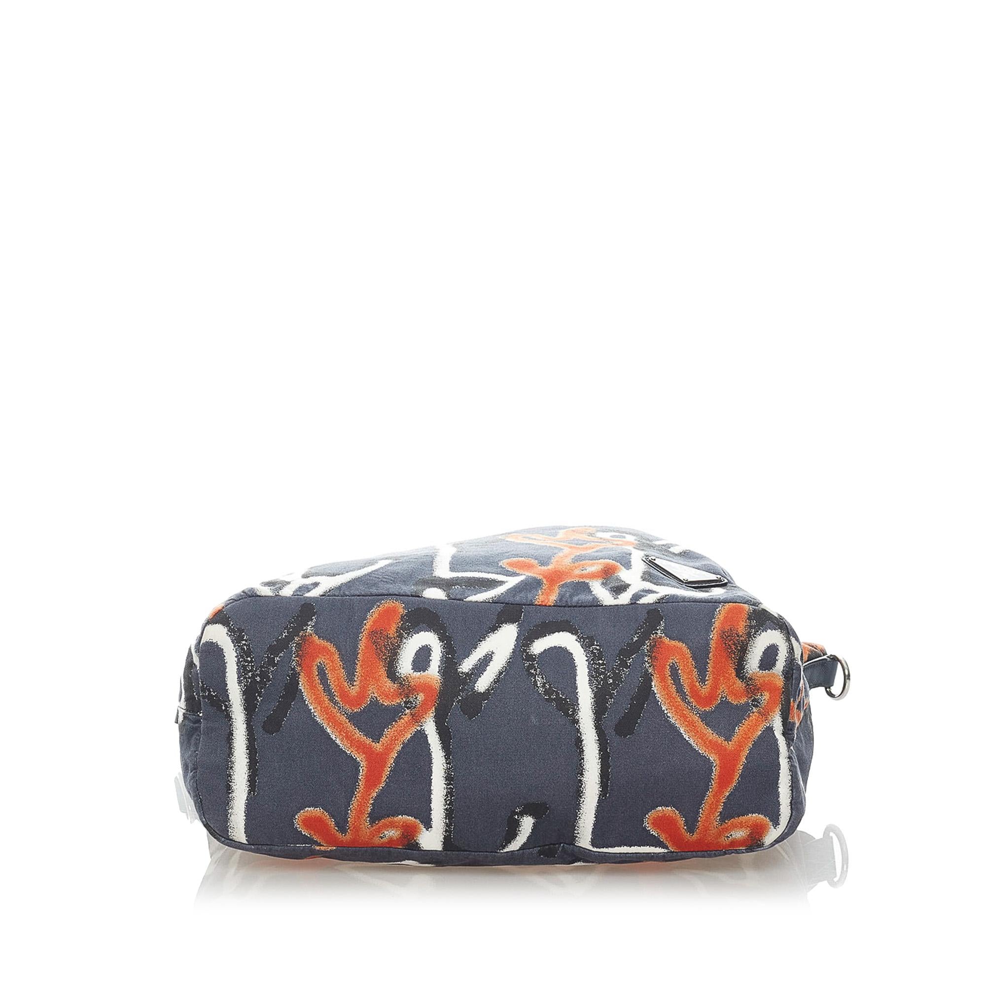 Prada Tessuto Stampato Satchel (SHG-32731)