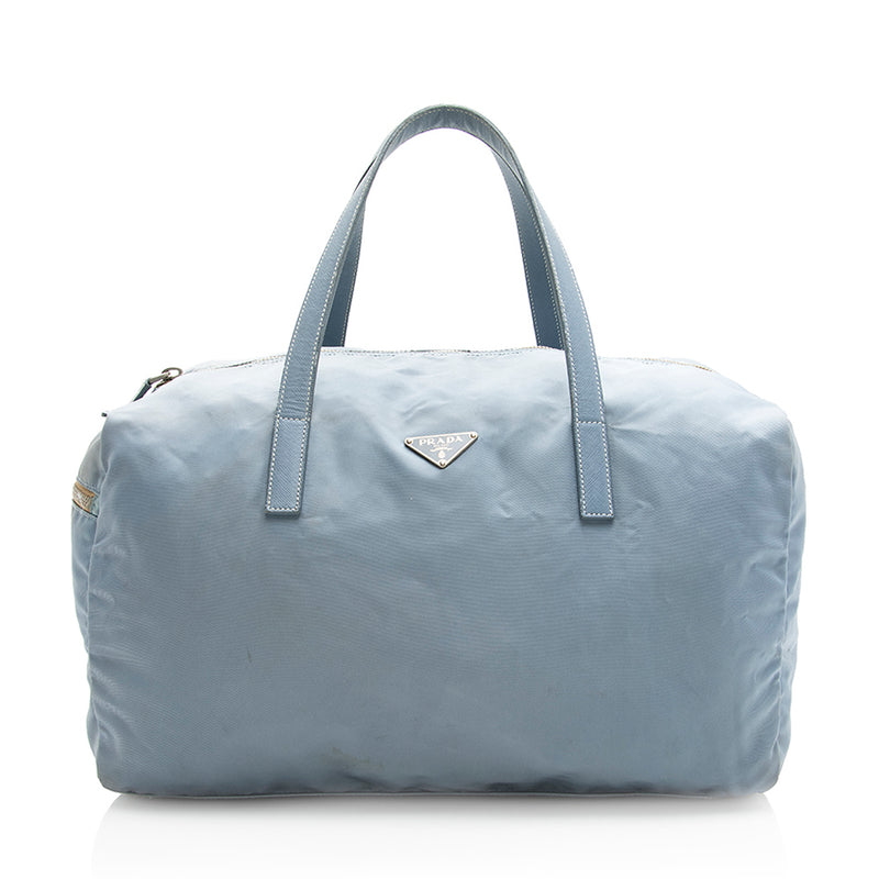 Prada Tessuto Vernice Small Duffle Bag - FINAL SALE (SHF-19525