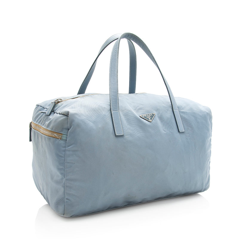 Prada Tessuto Vernice Small Duffle Bag - FINAL SALE (SHF-19525)