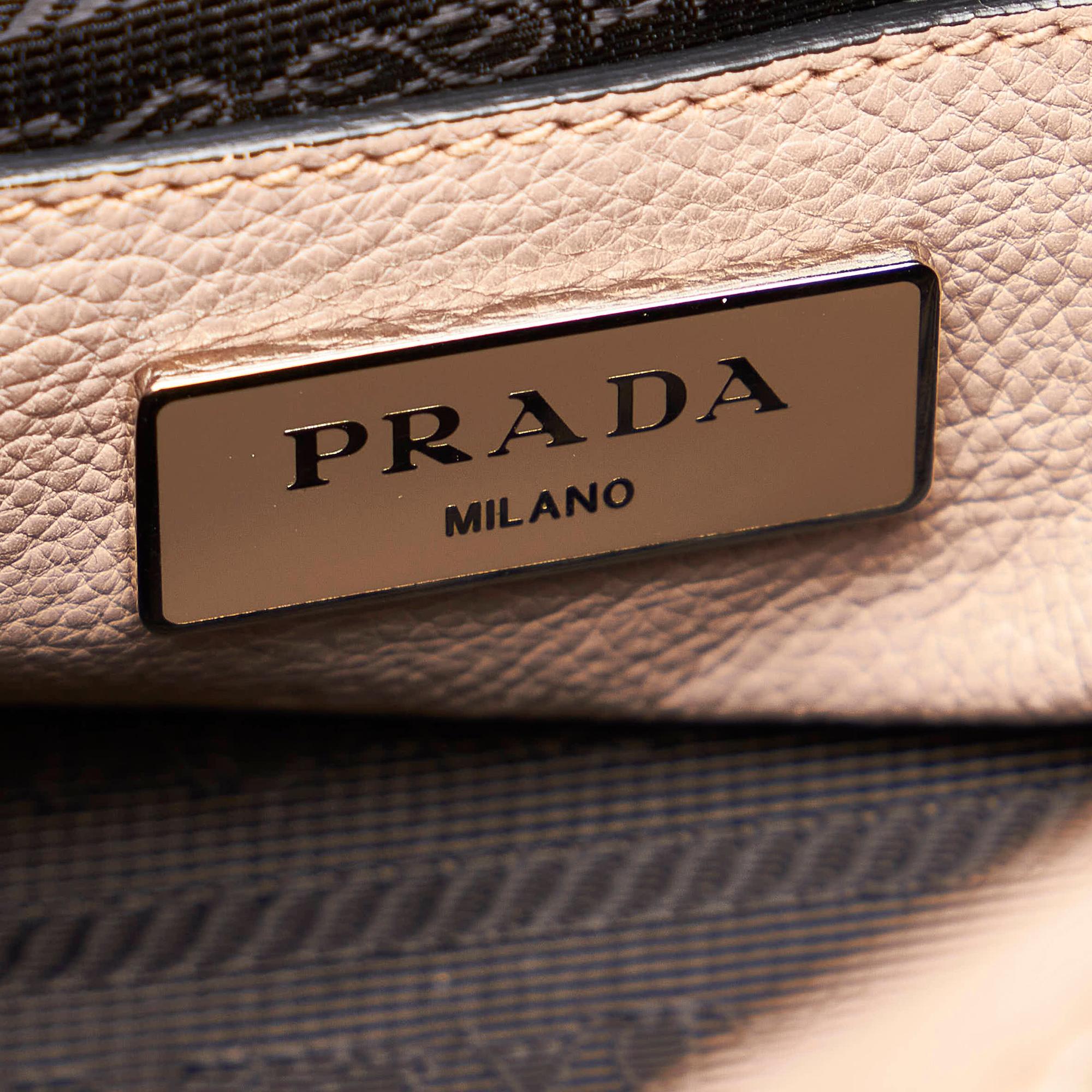 Prada Twin Pocket Leather Handbag (SHG-29256)