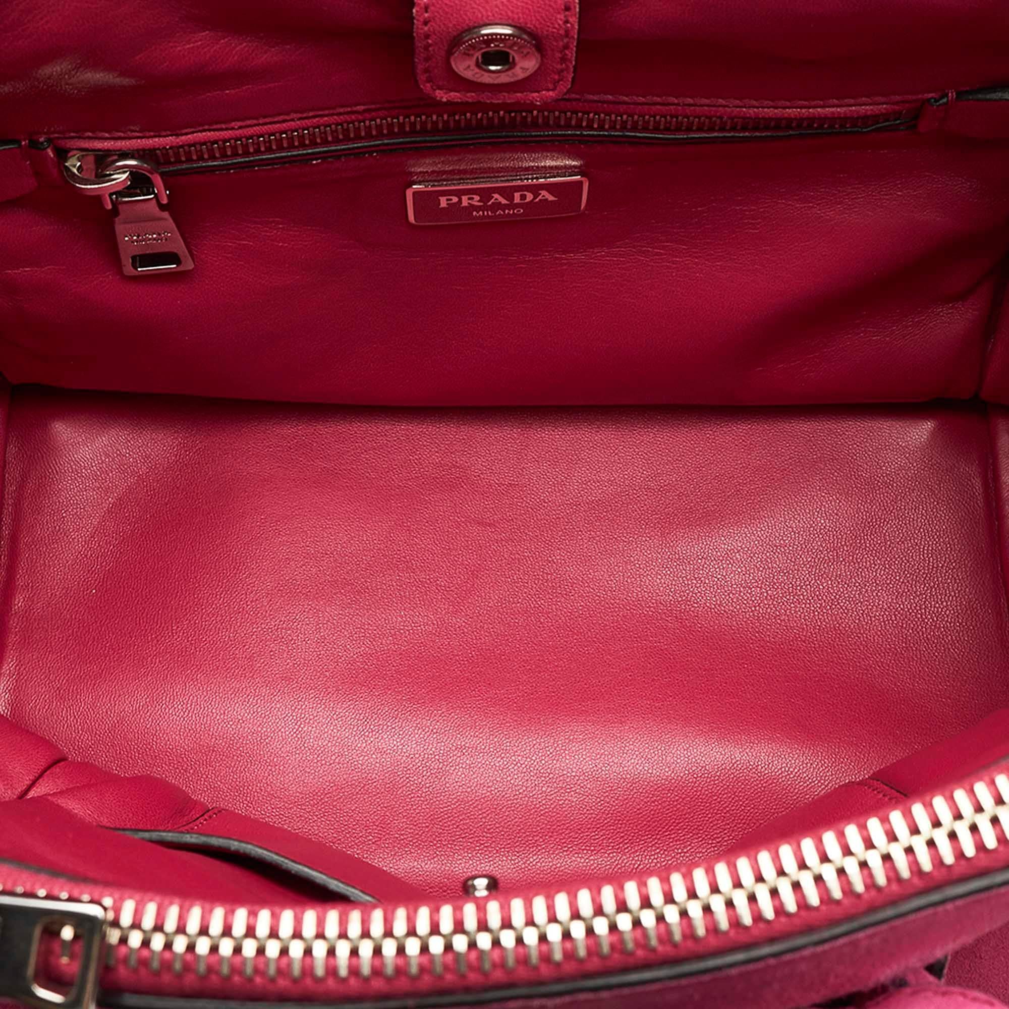 Prada Twin Pocket Leather Satchel (SHG-19923)