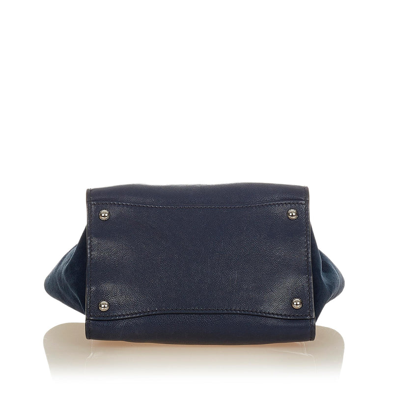 Prada Twin Pocket Leather Satchel (SHG-25676)