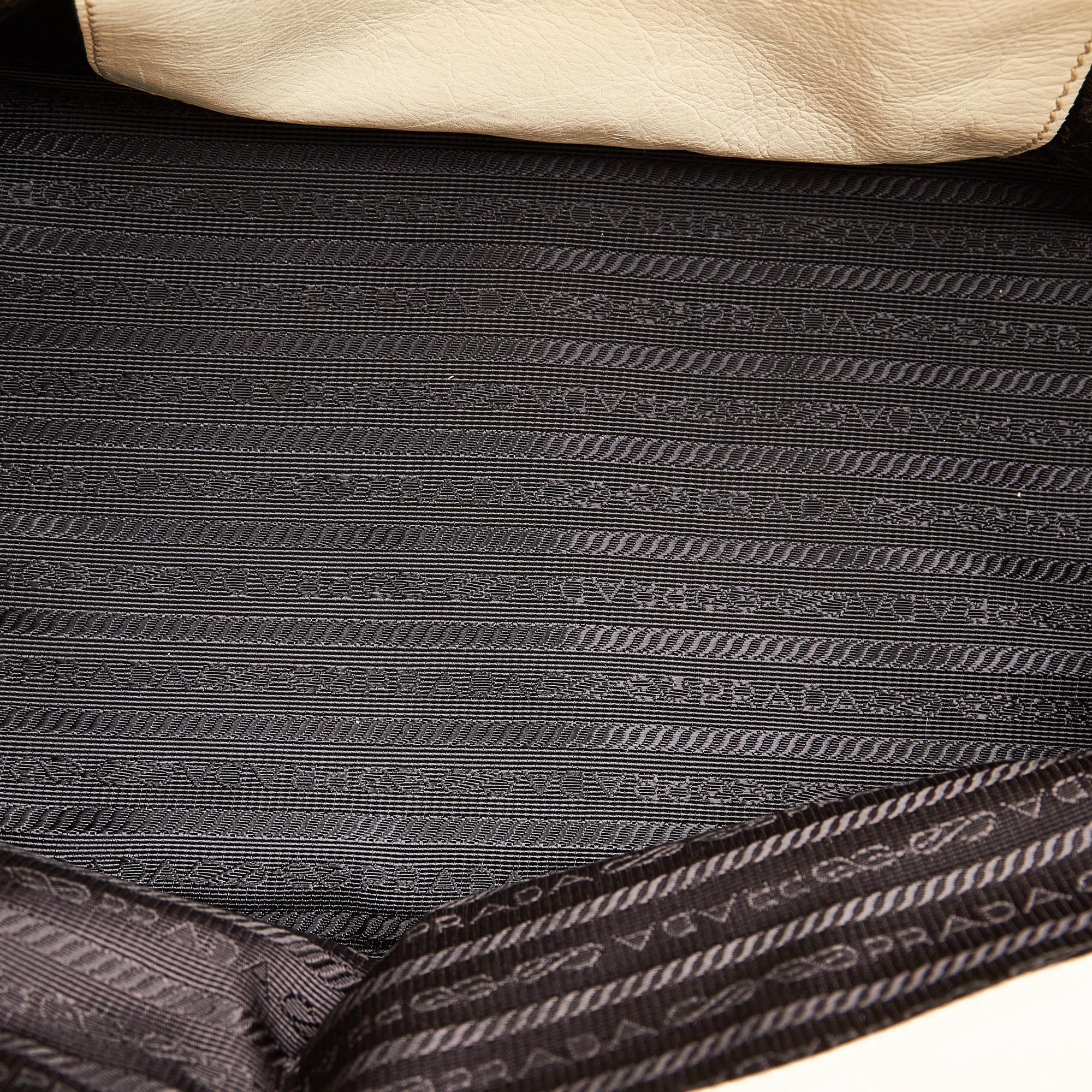 Prada Twin Pocket Leather Satchel (SHG-25708)