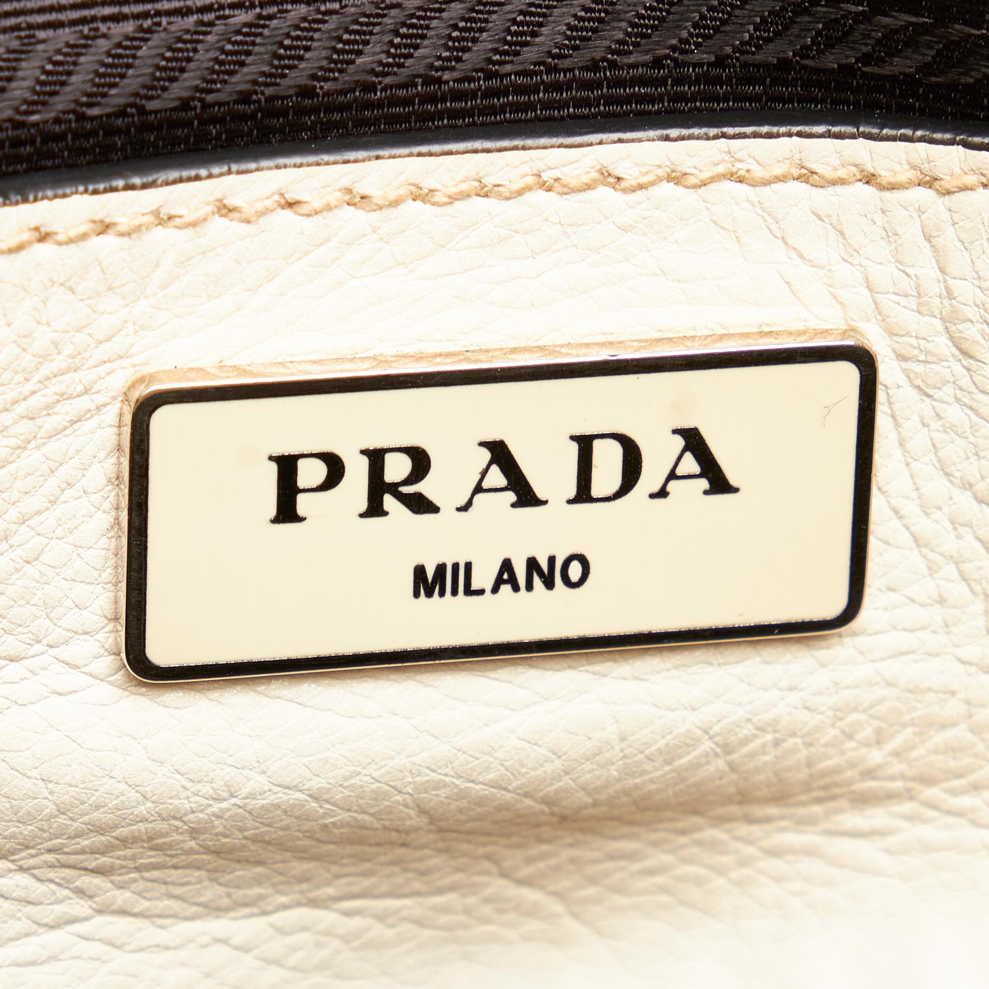 Prada Twin Pocket Leather Satchel (SHG-25708)