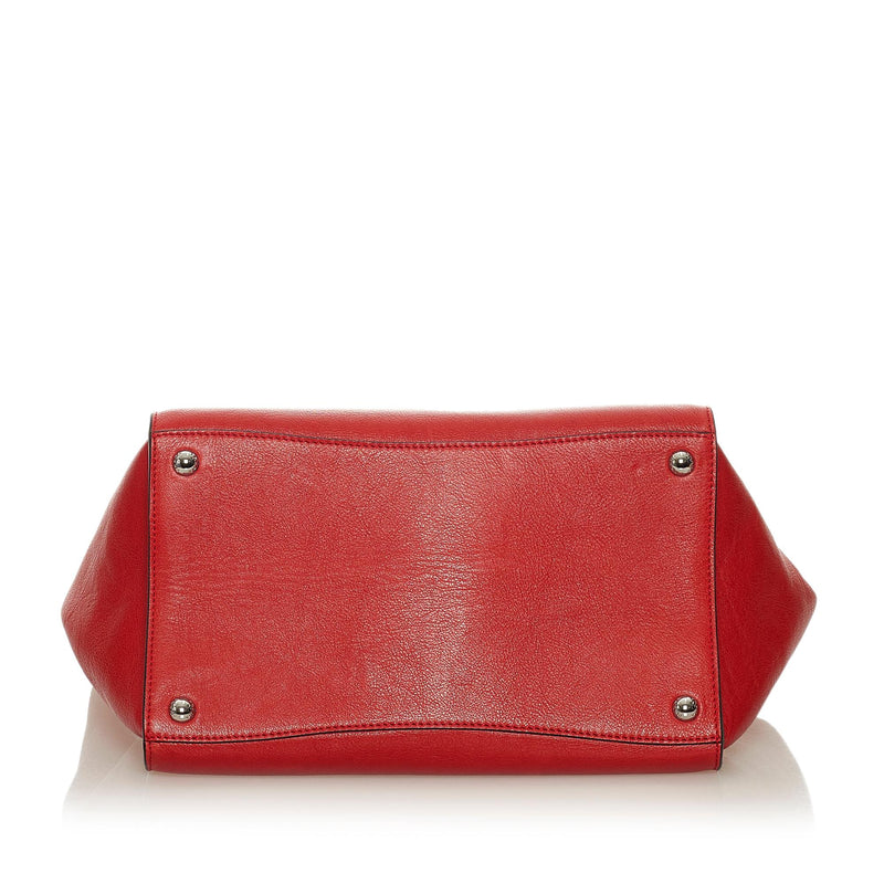 Prada Twin Pocket Leather Satchel (SHG-27421)