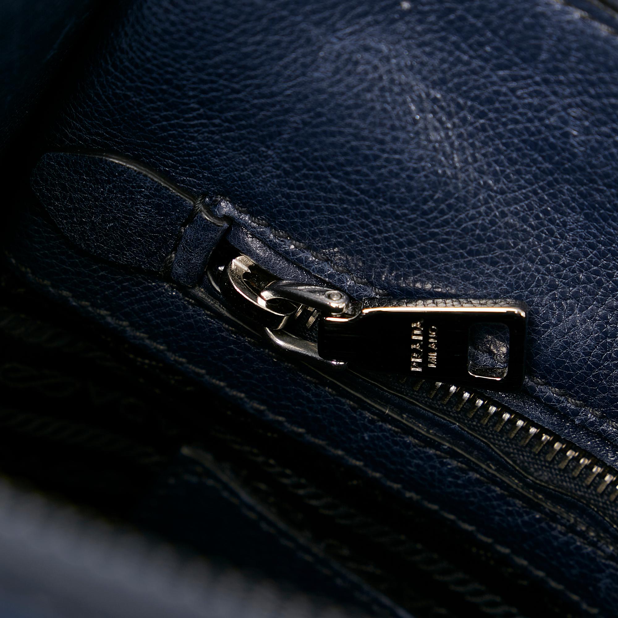 Prada Twin Pocket Leather Satchel (SHG-29609)