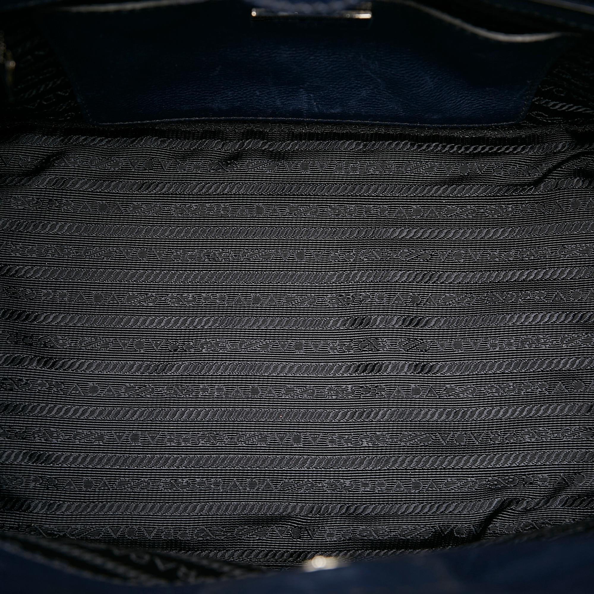 Prada Twin Pocket Leather Satchel (SHG-29609)