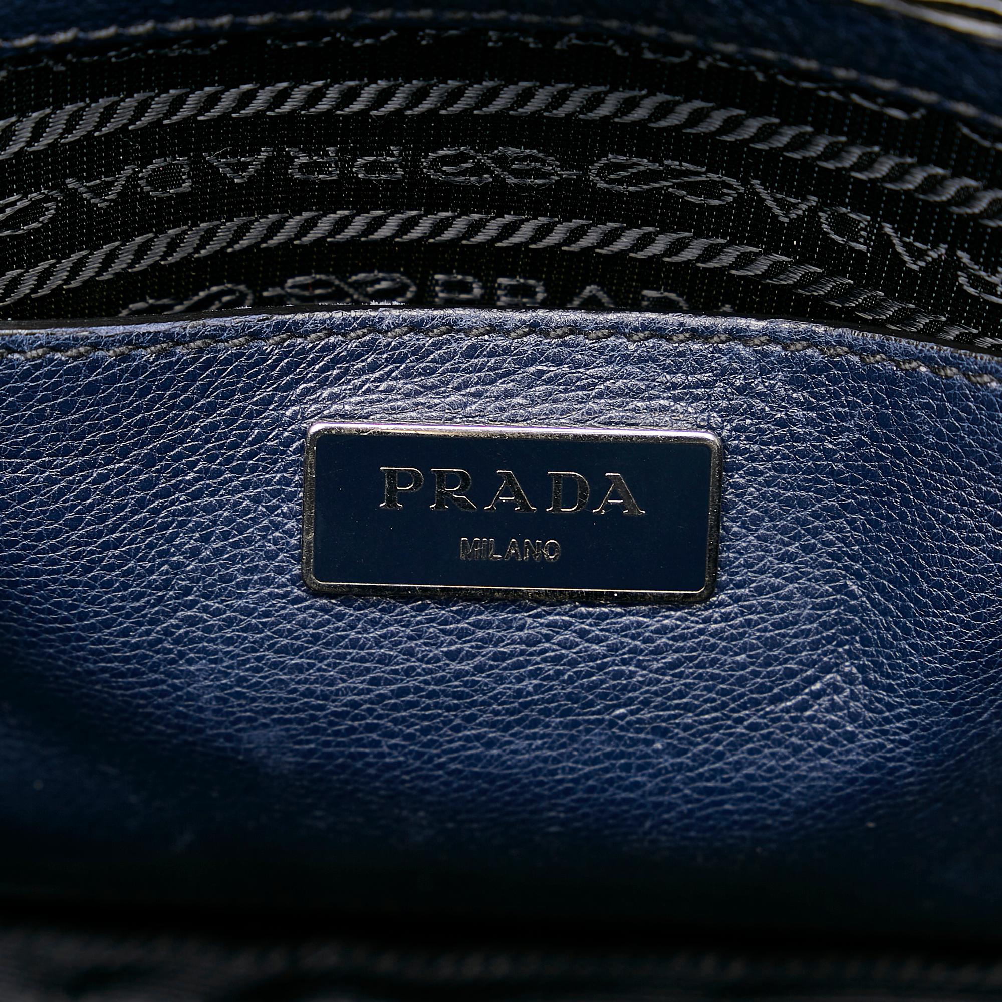 Prada Twin Pocket Leather Satchel (SHG-29609)