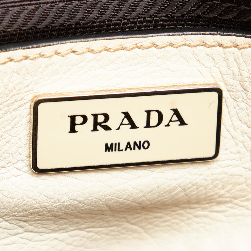 Prada Twin Pocket Leather Satchel (SHG-31925)