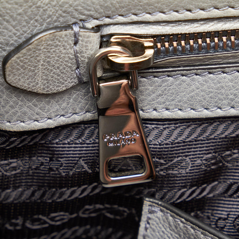 Prada Twin Pocket Leather Satchel (SHG-31937)