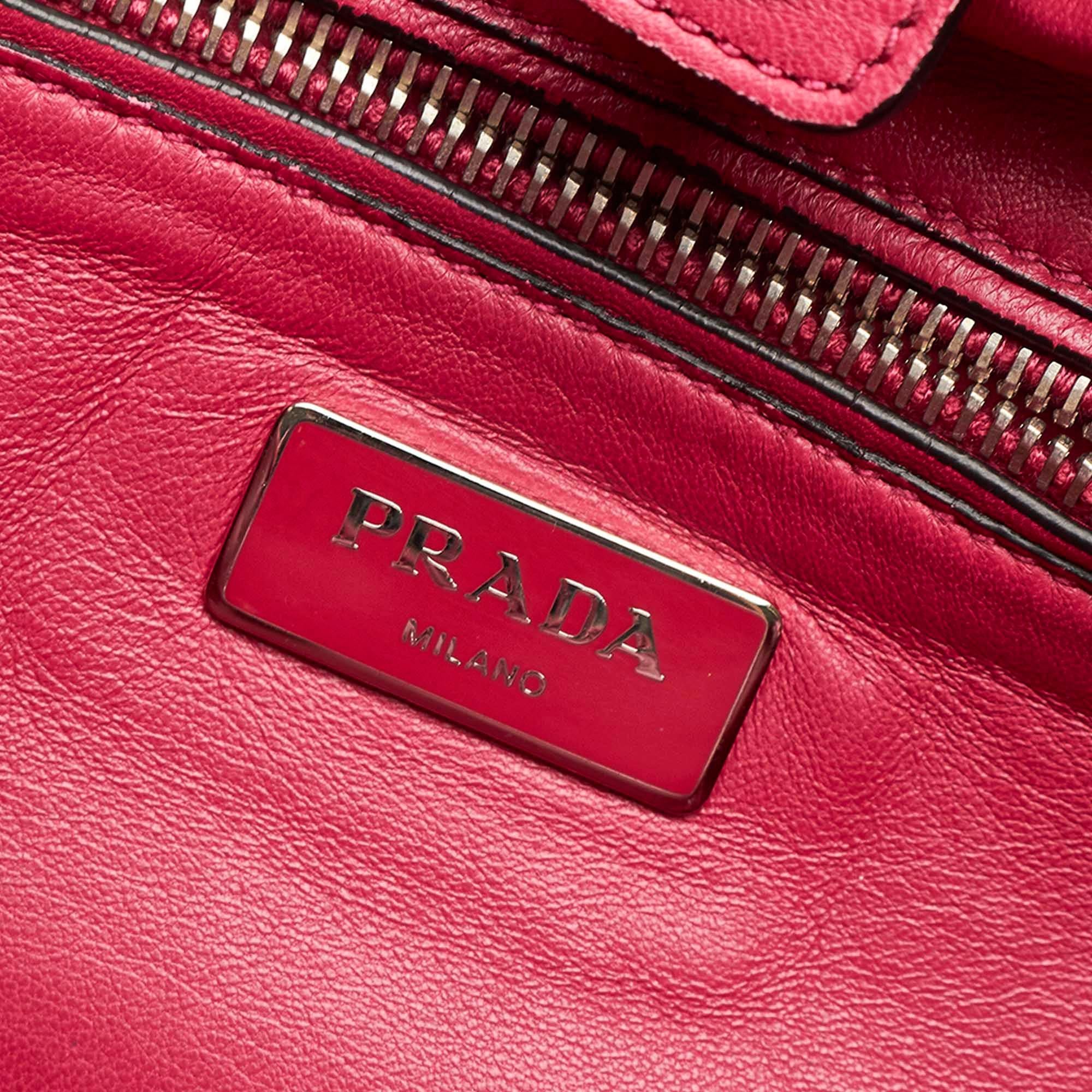 Prada Twin Pocket Leather Satchel (SHG-32134)