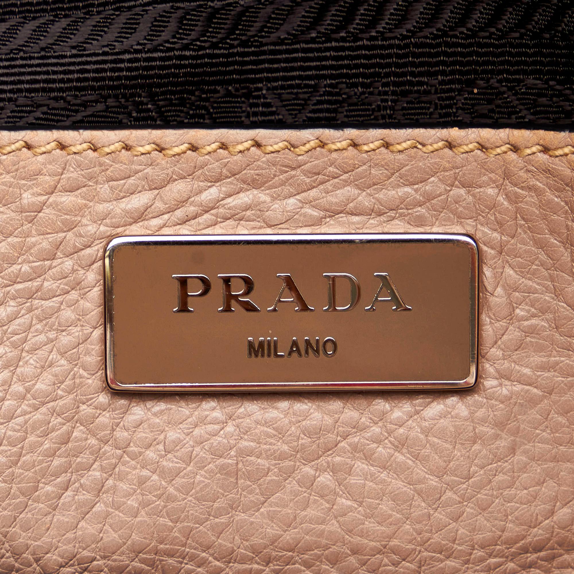Prada Twin Pocket Leather Satchel (SHG-32635)