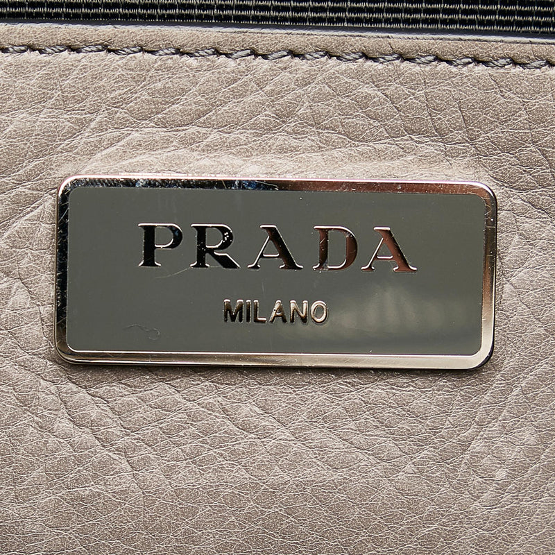 Prada Twin Pocket Leather Satchel (SHG-32802)