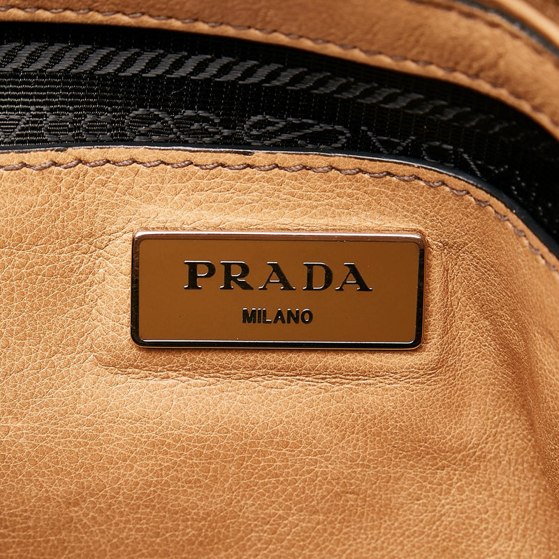 Prada Twin Pocket Leather Satchel (SHG-33254)