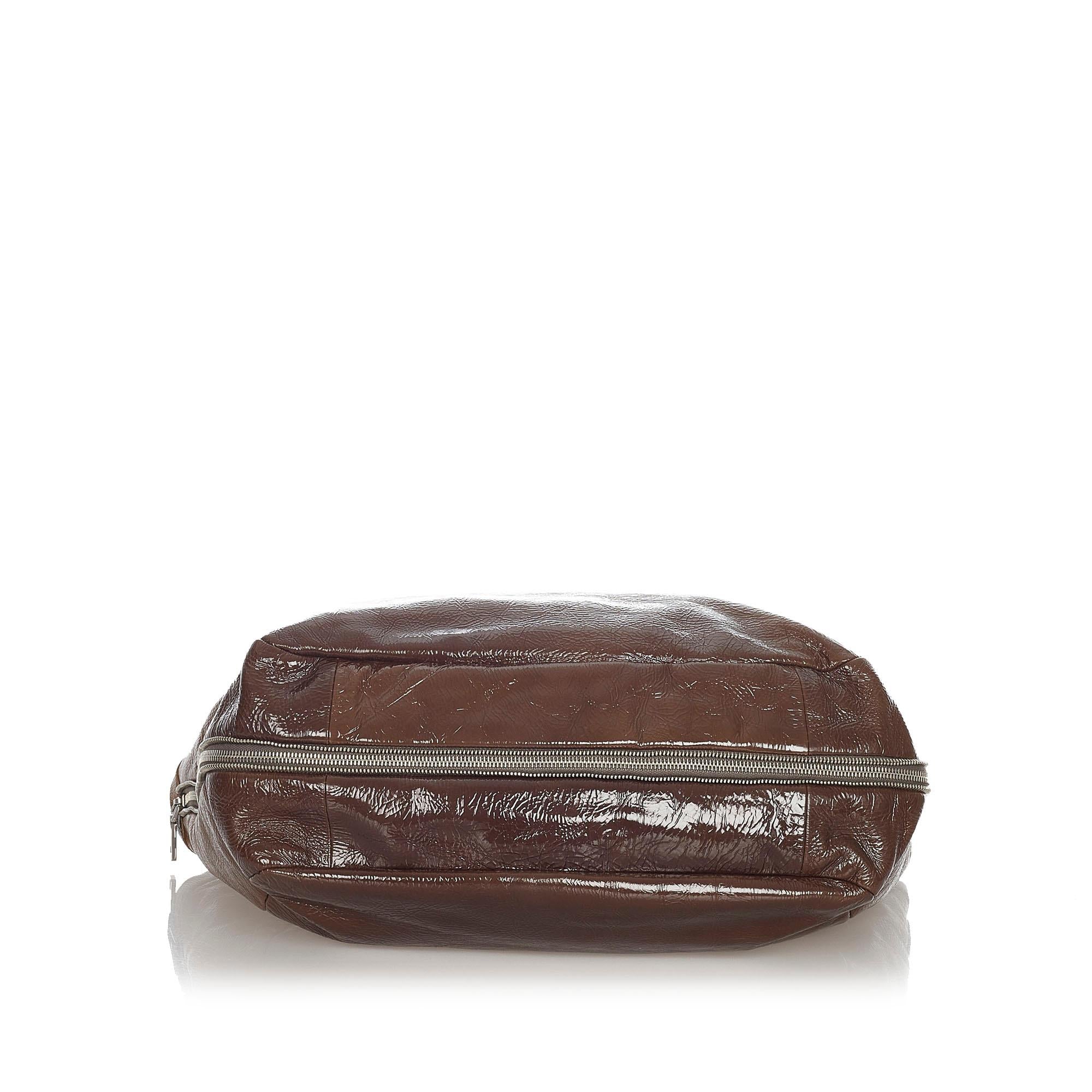 Prada Vernice Sfumato Shopping Tote Bag (SHG-31517)