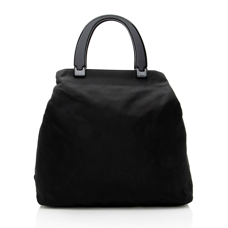 Prada, Bags, Vintage Authentic Prada Nylon Bag With Leather Details