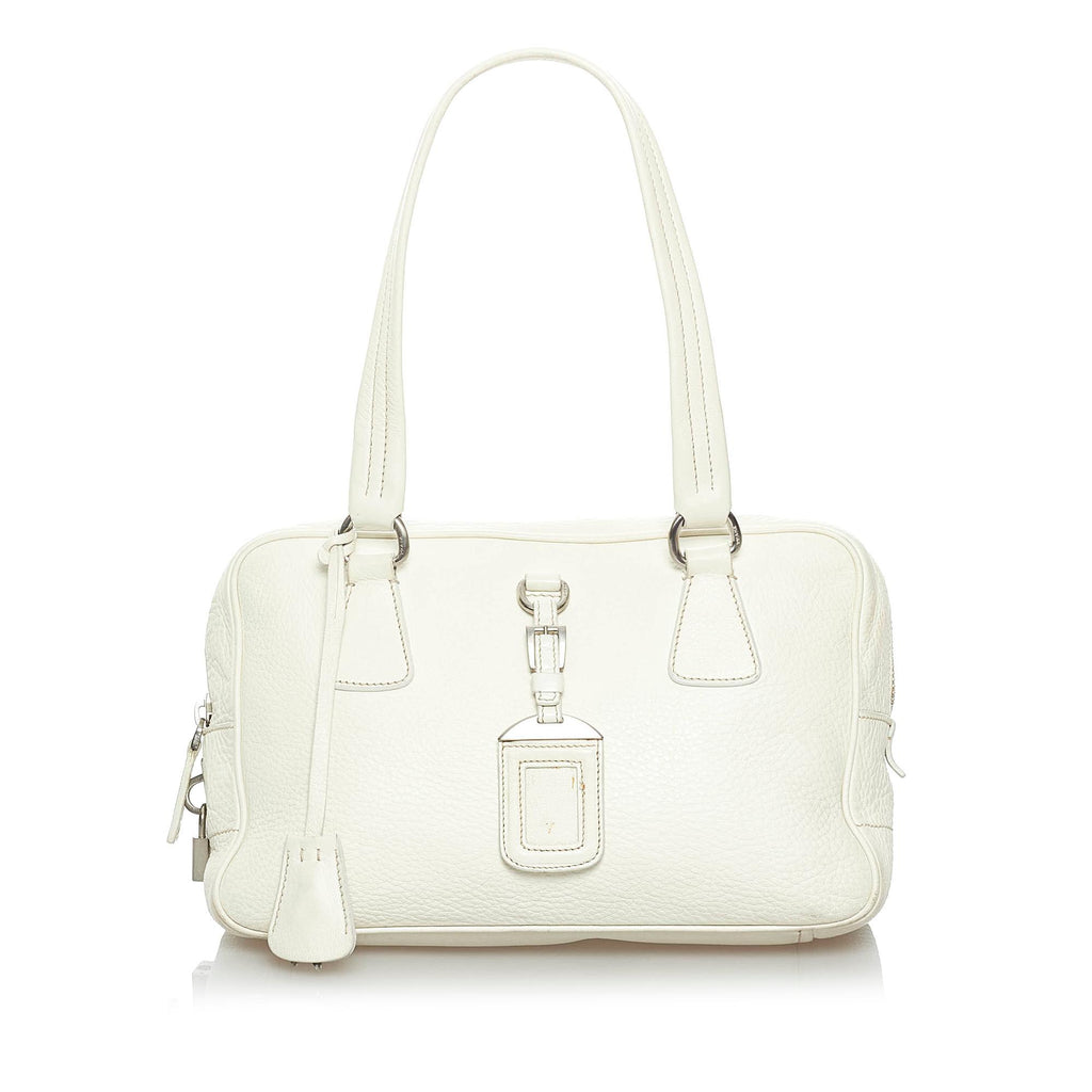 Prada Vitello Daino Handbag (SHG-33701) – LuxeDH