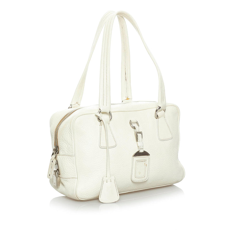 Prada Vitello Daino Handbag (SHG-33701)