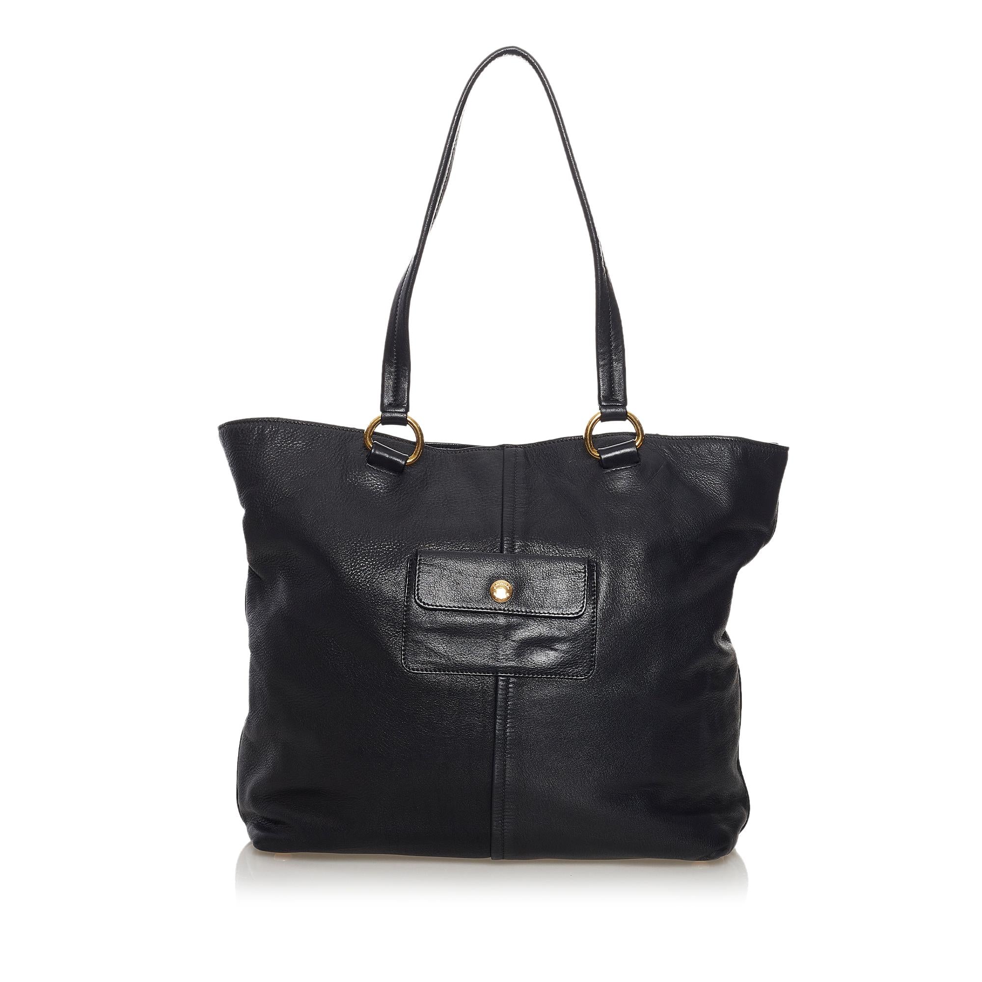 Prada Vitello Daino Leather Tote Bag (SHG-32415)