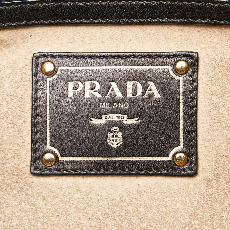 Prada Vitello Daino Leather Tote Bag (SHG-32415)