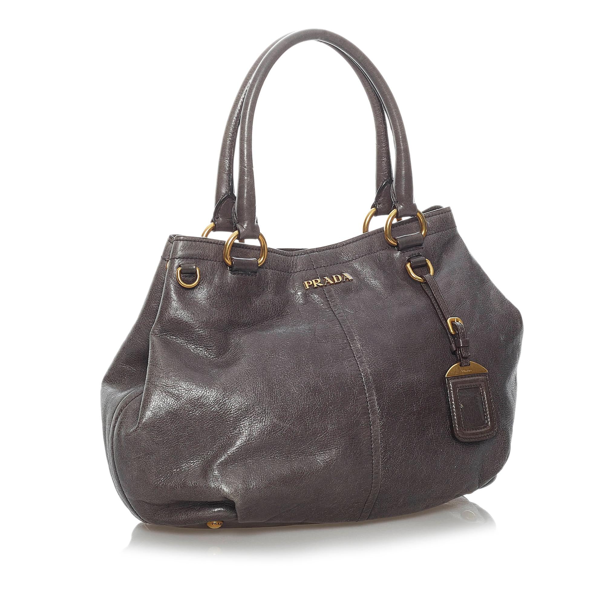 Prada Vitello Daino Satchel (SHG-29490)