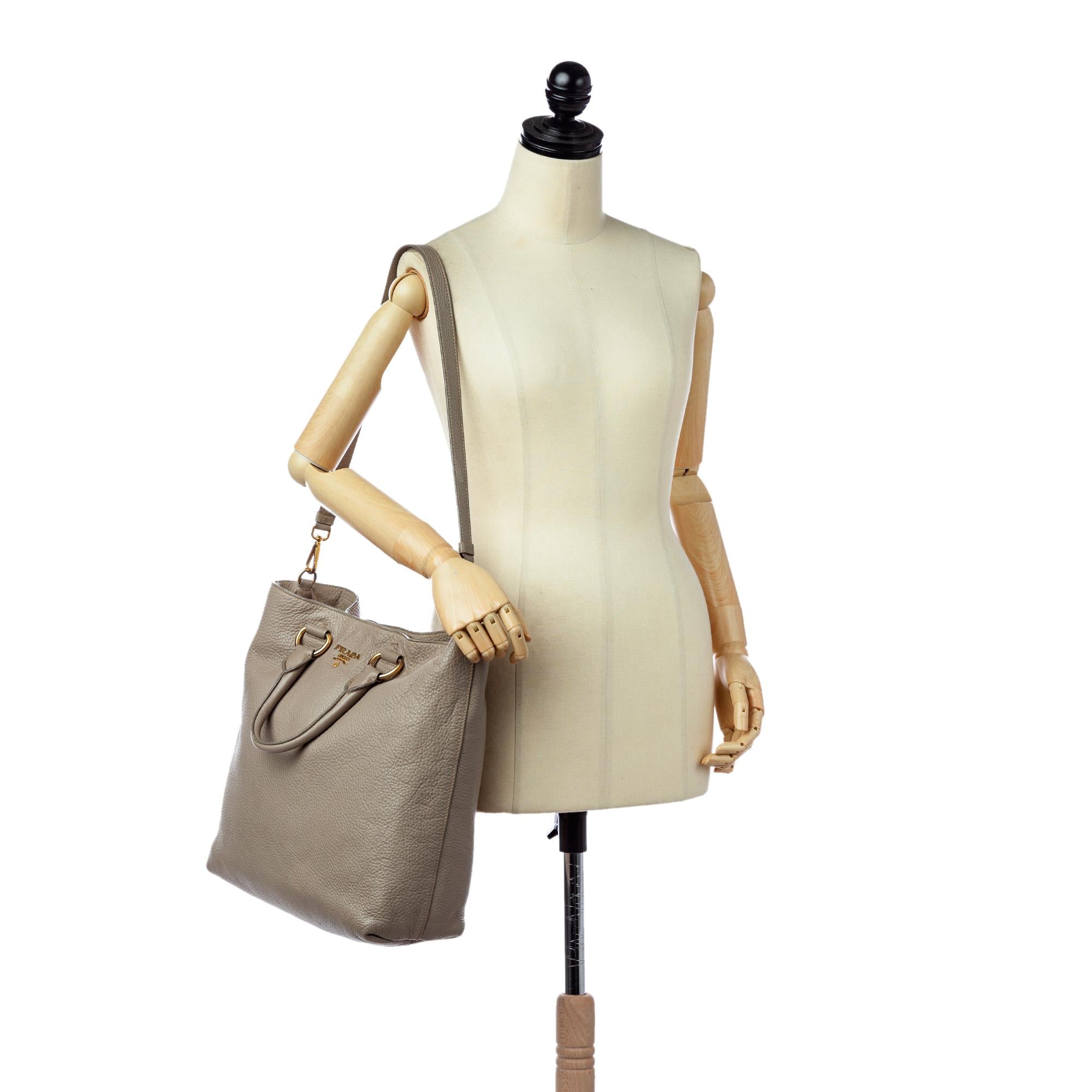 Prada Vitello Daino Satchel (SHG-33002)