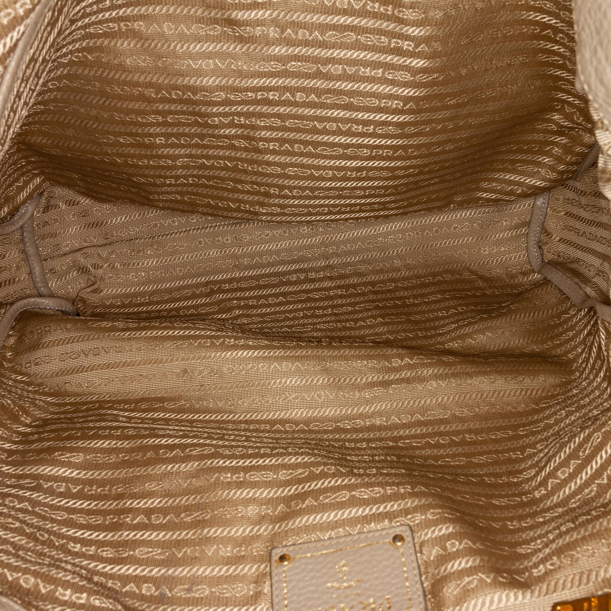 Prada Vitello Daino Satchel (SHG-33002)