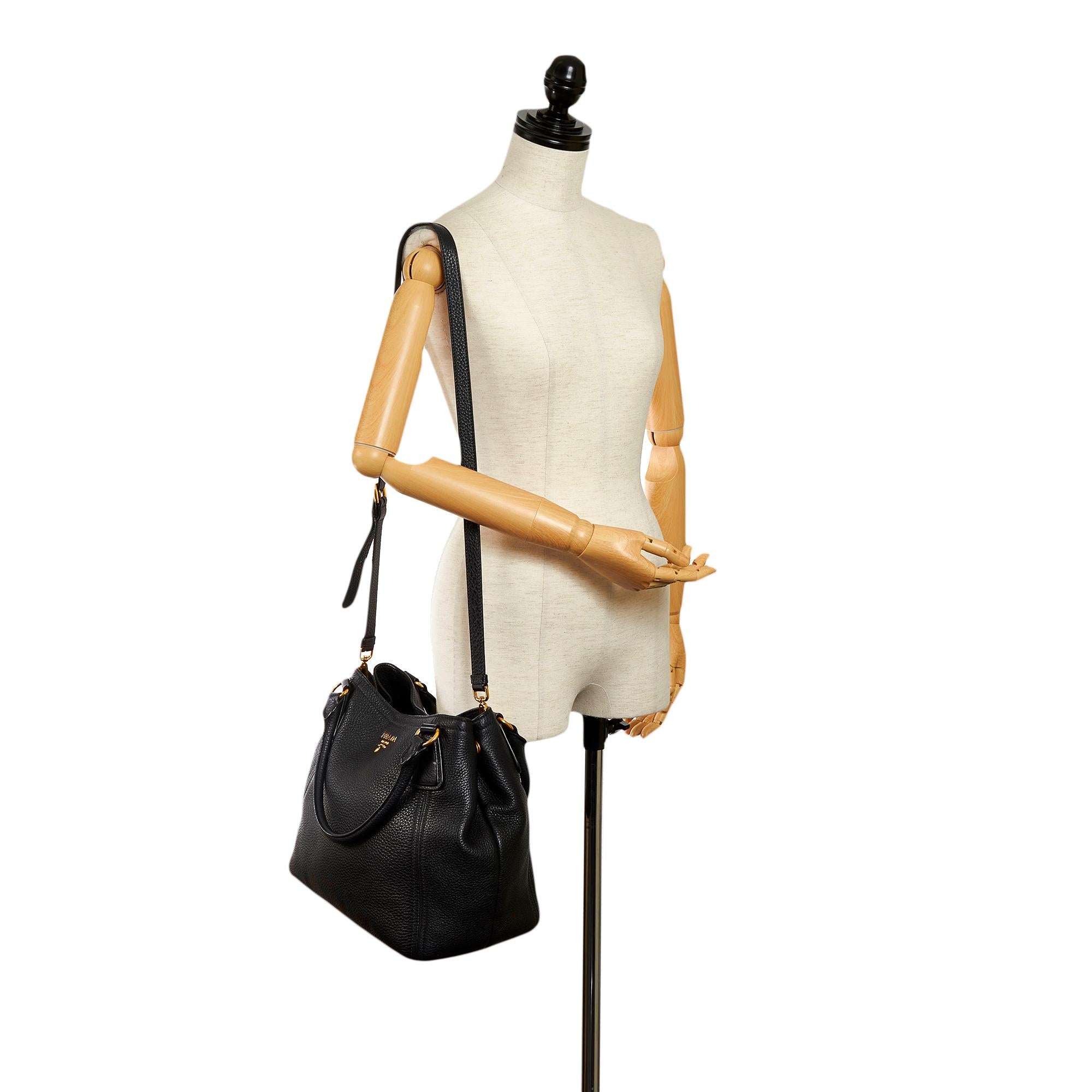 Prada Vitello Daino Satchel (SHG-33932)
