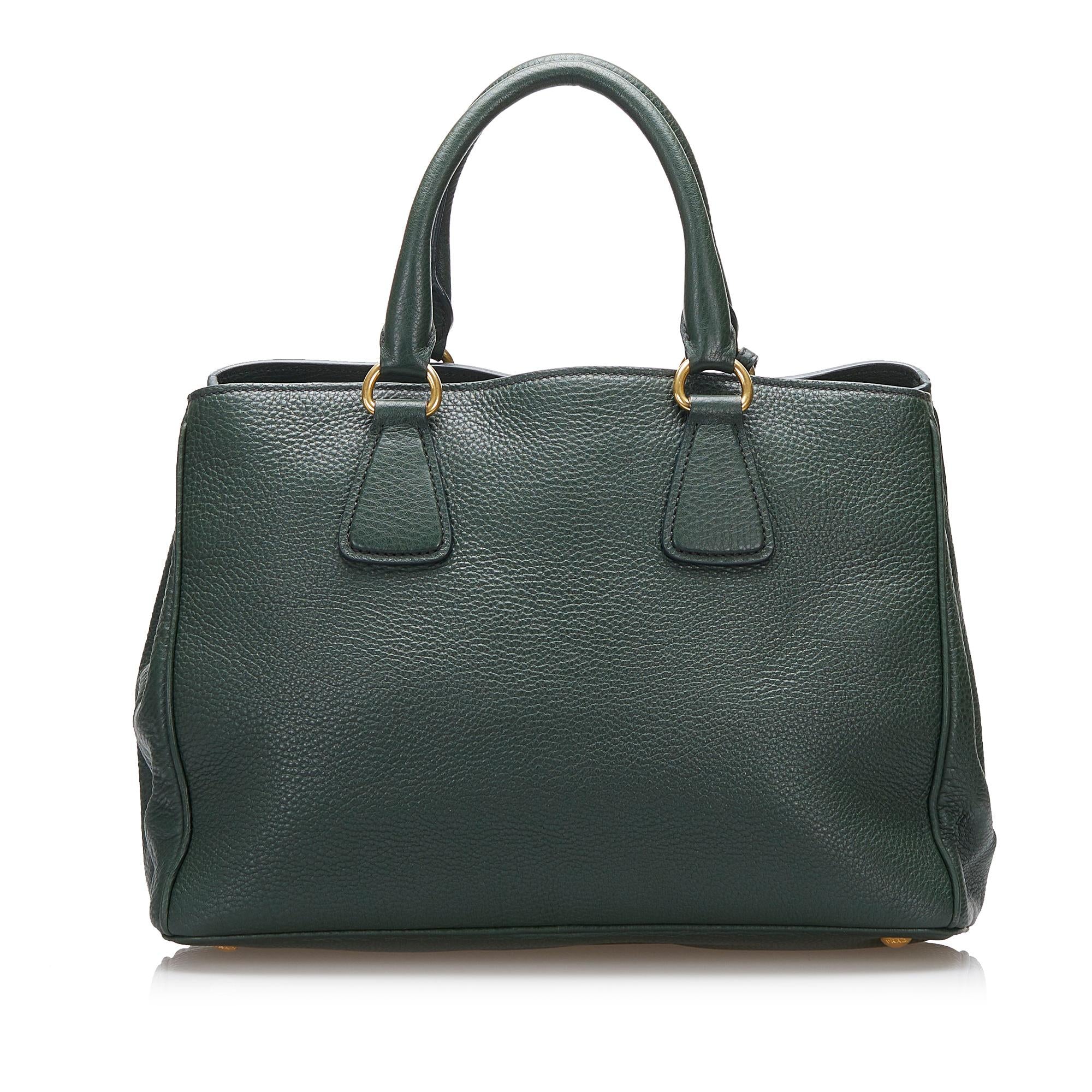 Prada Vitello Daino Satchel (SHG-37929)