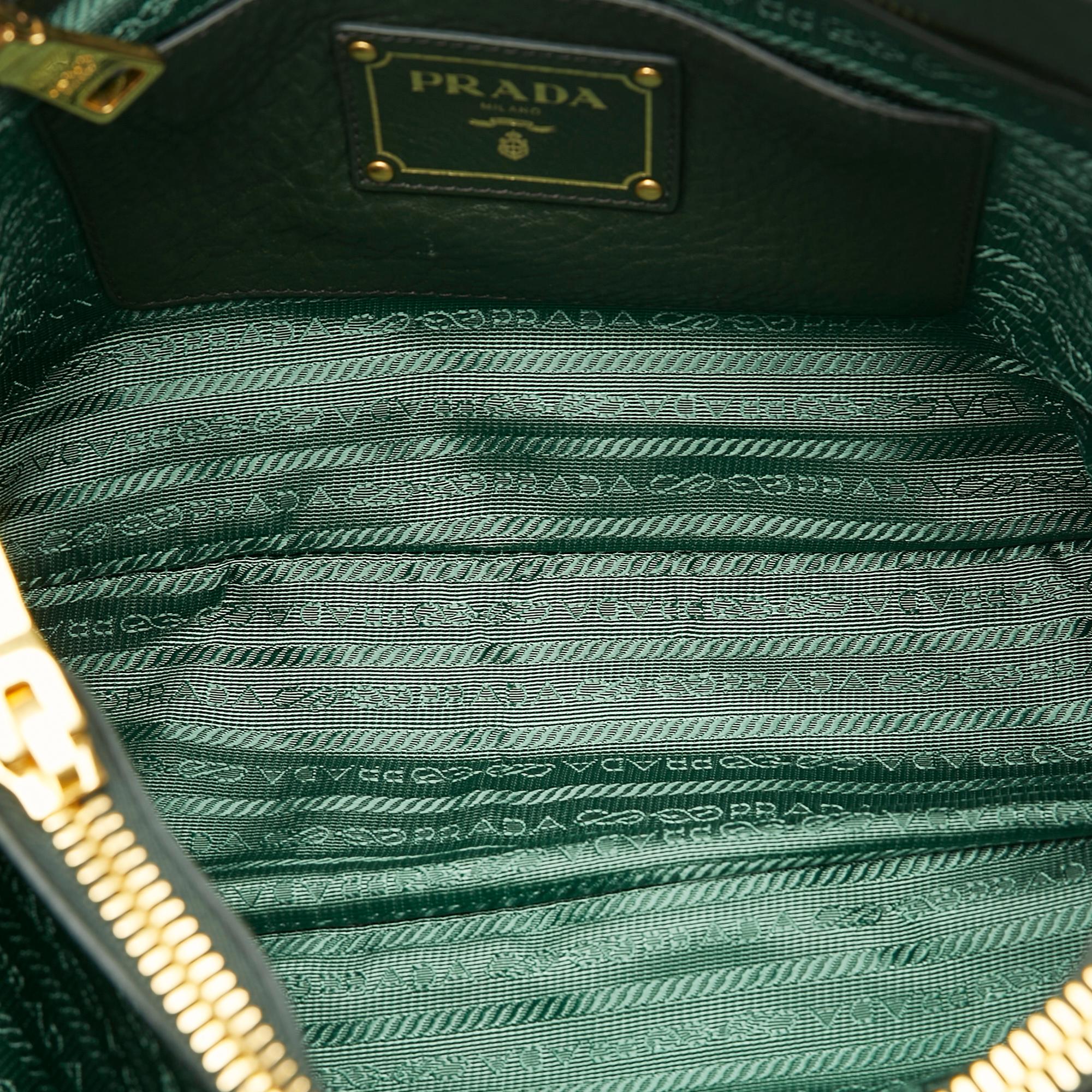 Prada Vitello Daino Satchel (SHG-37929)