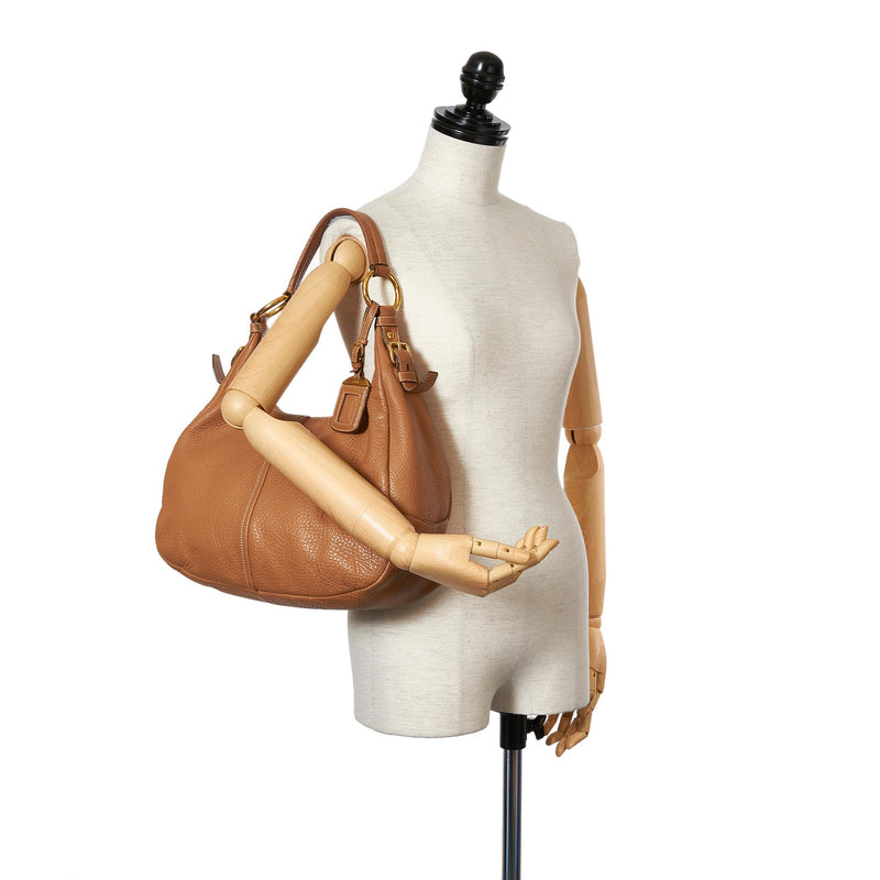 Prada Vitello Daino Shoulder Bag (SHG-24467)