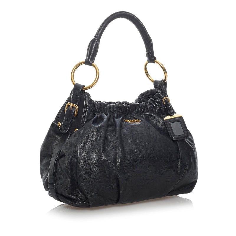Prada Vitello Daino Shoulder Bag (SHG-29530)