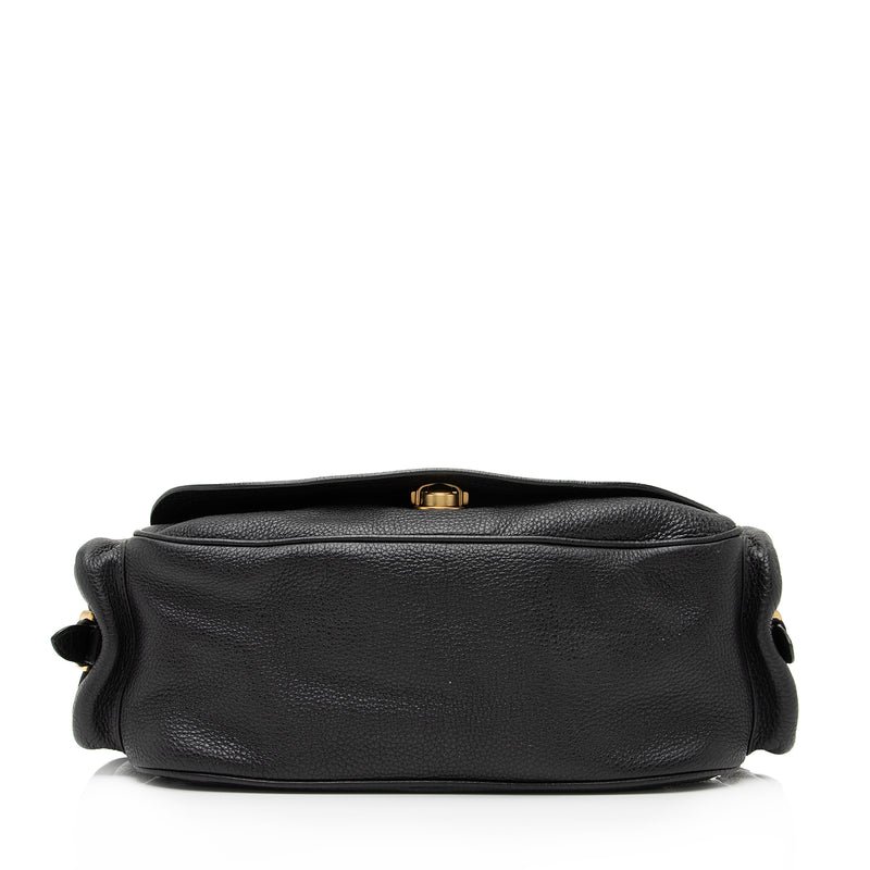 Prada Vitello Daino Side Pocket Flap Bag (SHF-aKkOkE)