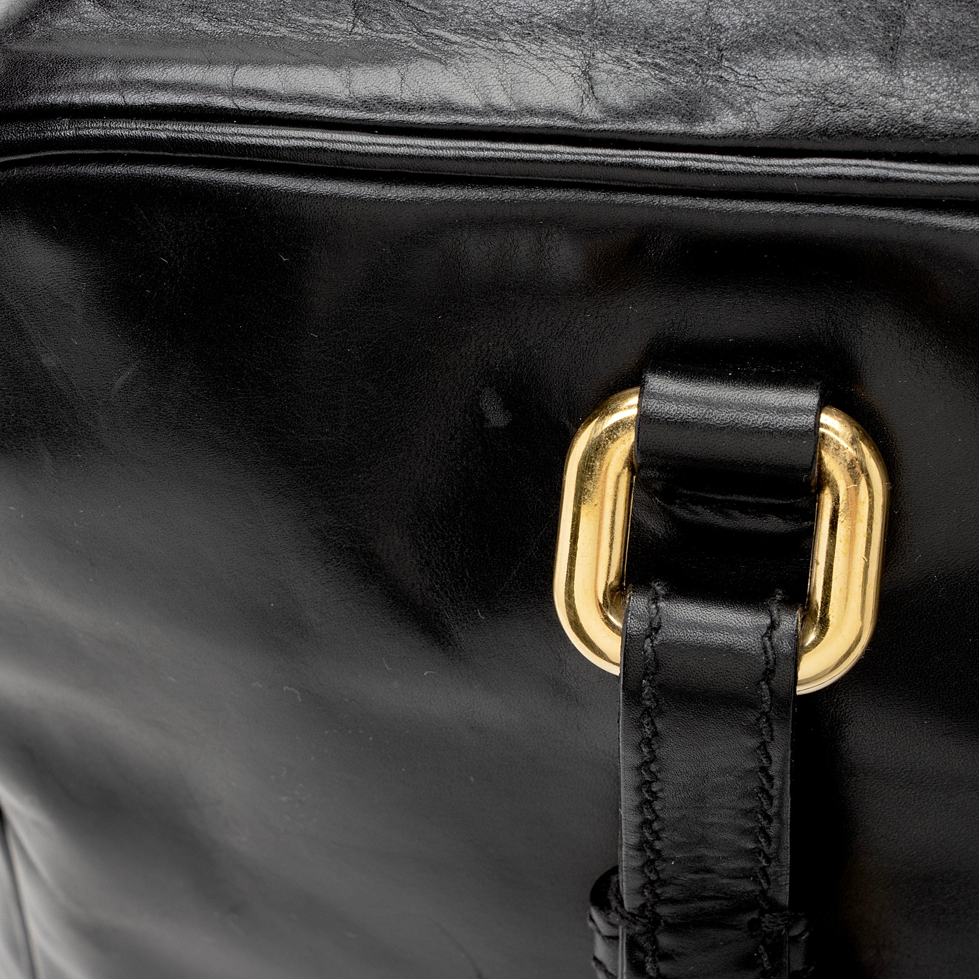 Louis様　PRADA Prada Black Saffiano Leather Lux Leather Jeweled Medium