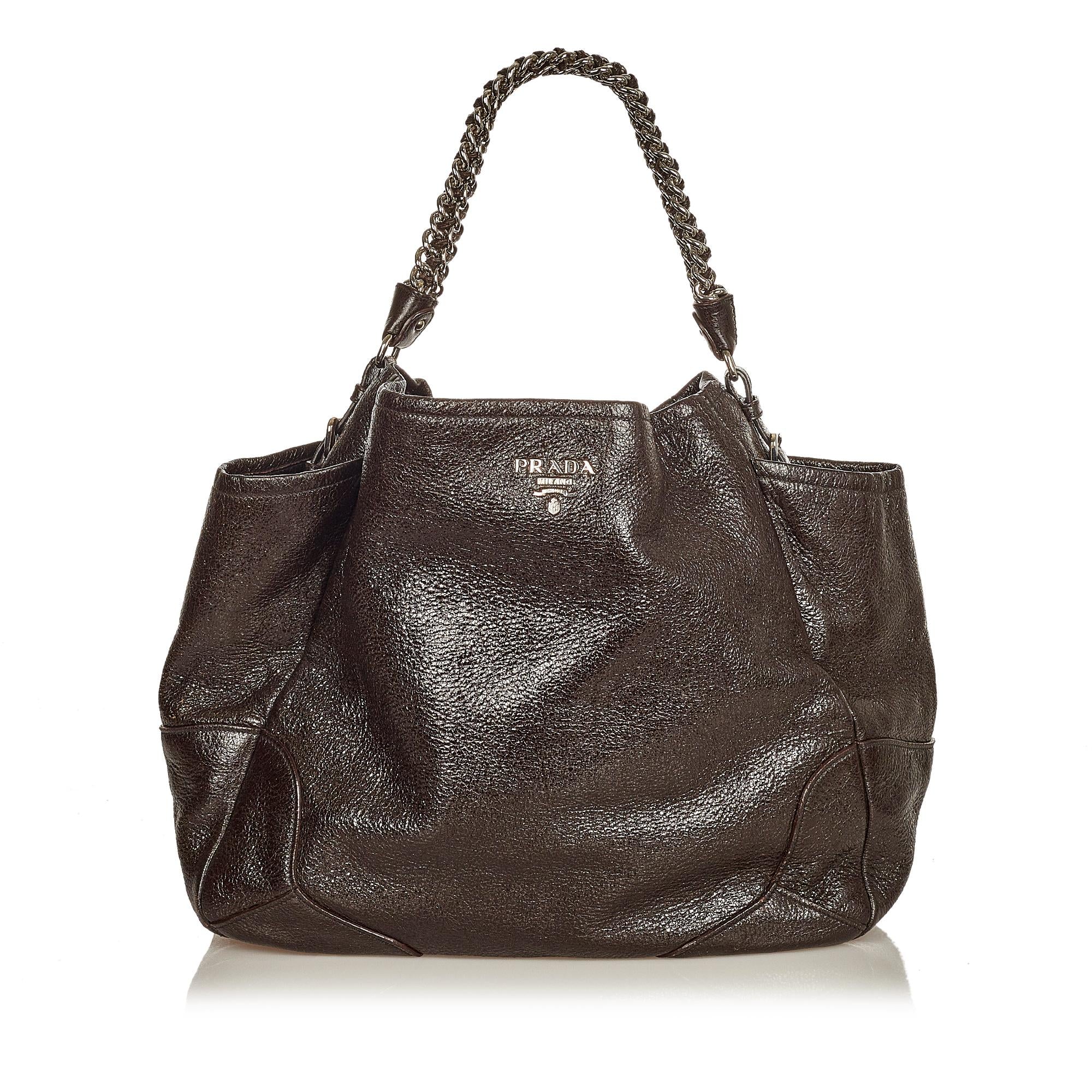 Prada Vitello Daino Tote Bag (SHG-31562)