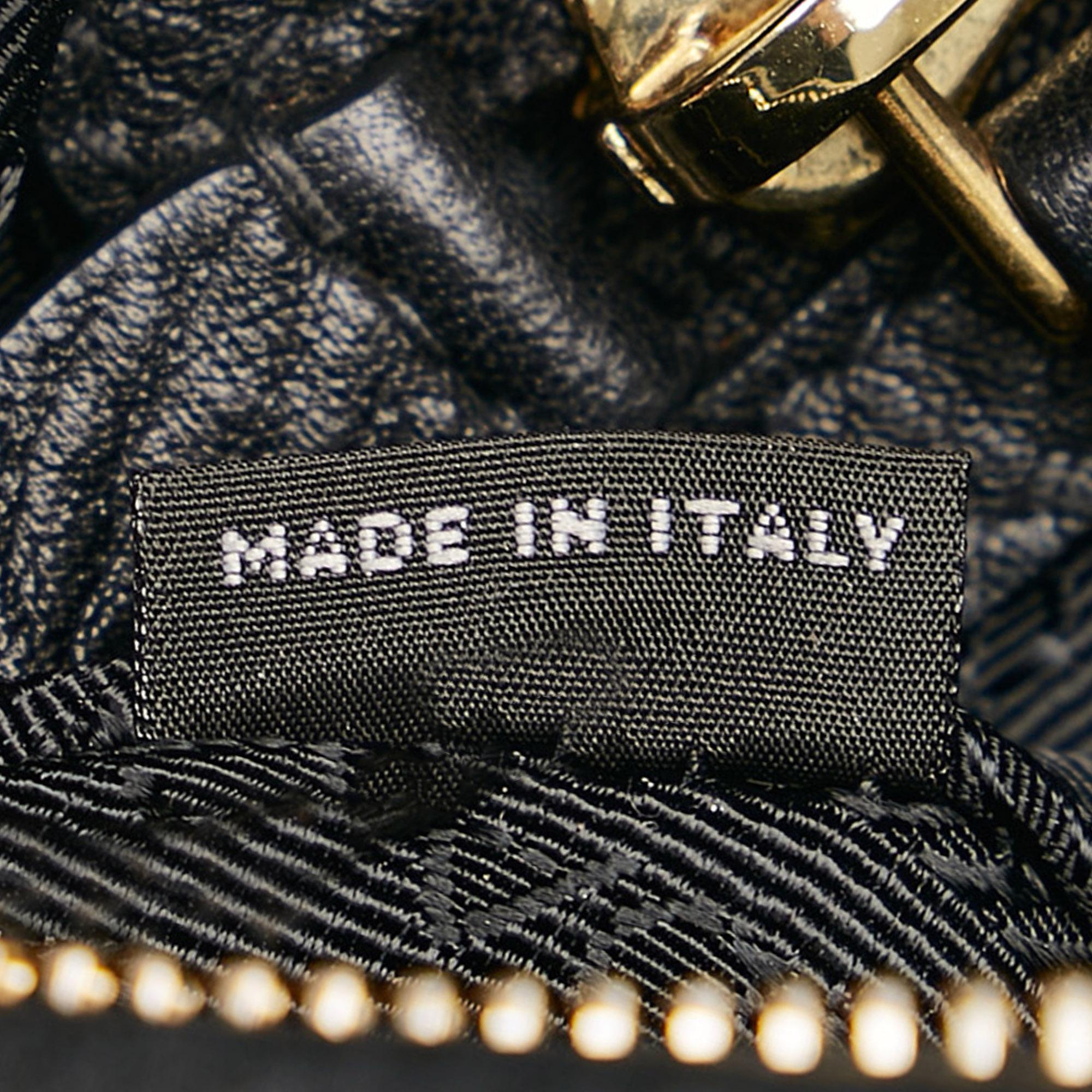Prada Vitello Daino-Trimmed Tessuto Satchel (SHG-35509)
